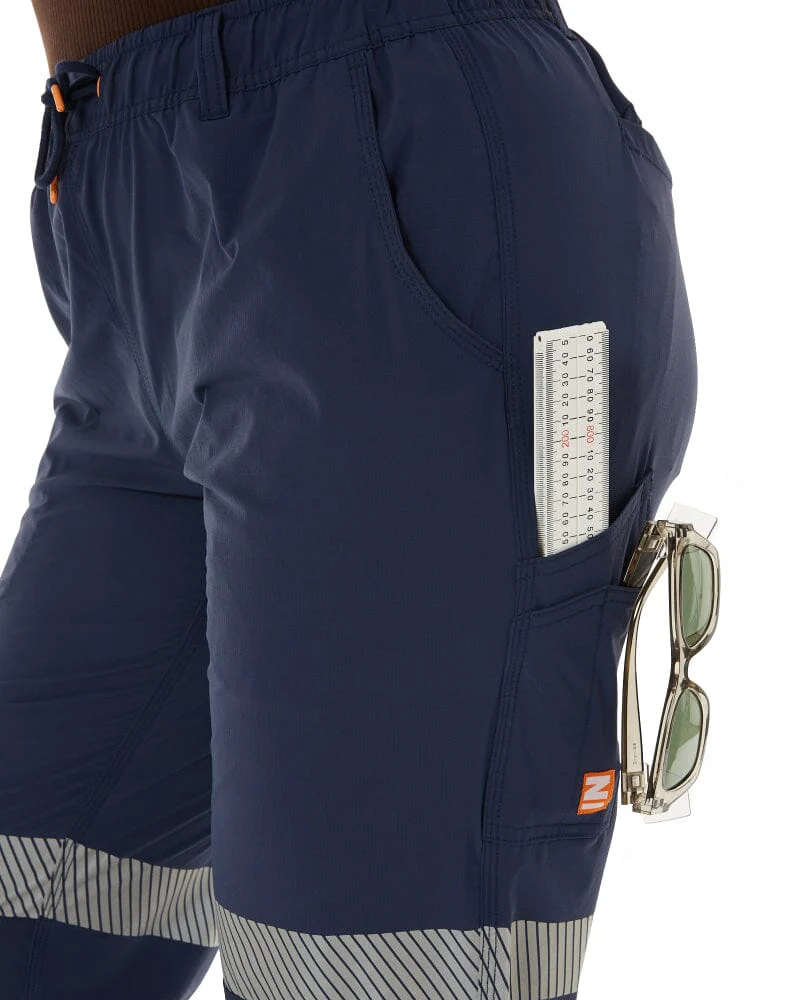 Womens Z-Lite Comfort Taped Pant - Navy