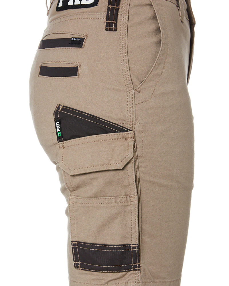 WS-3W Ladies Stretch Work Shorts - Khaki