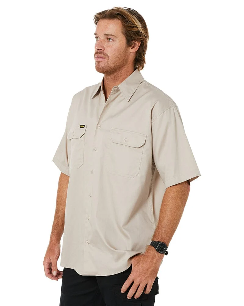 Cool Lightweight Drill Shirt SS - Sand