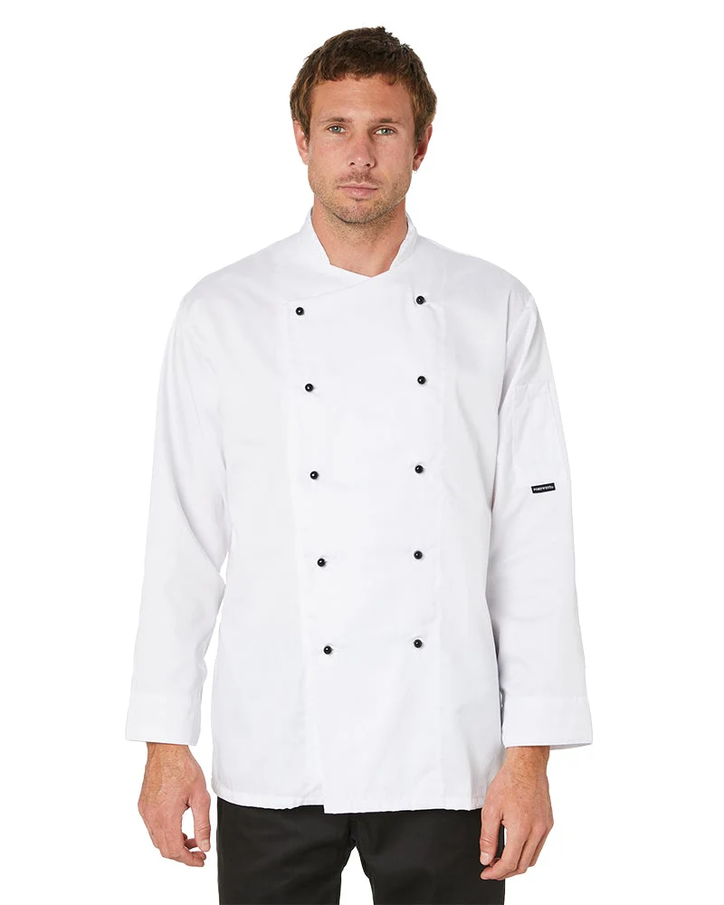 Somerset Chefs LS Jacket - White