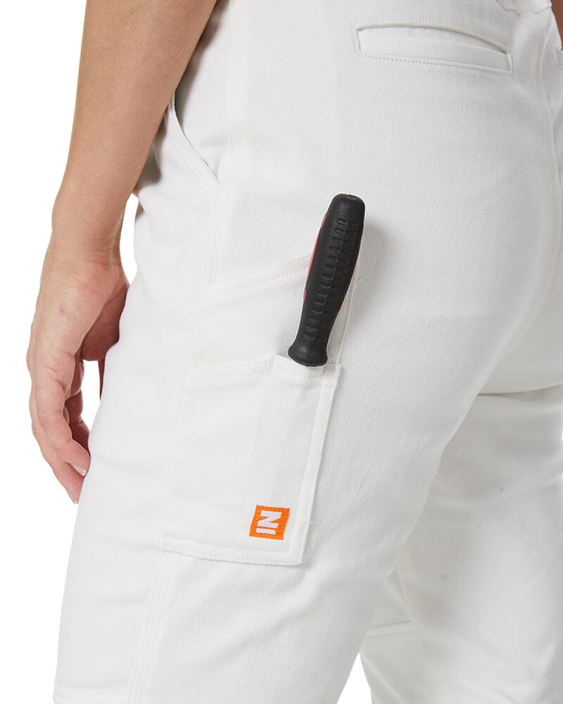 The Workz Womens Pant - White