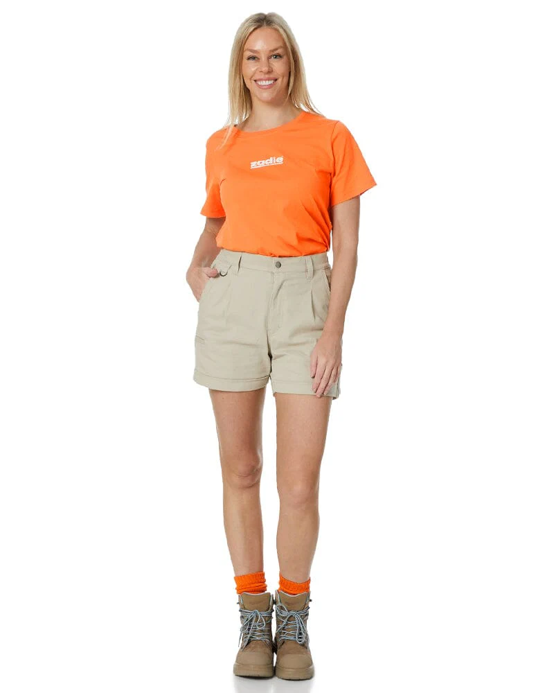 The Workz Womens Short - Stone