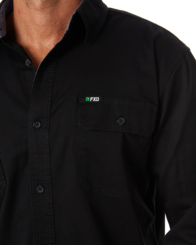 LSH-1 Stretch Work Shirt LS - Black