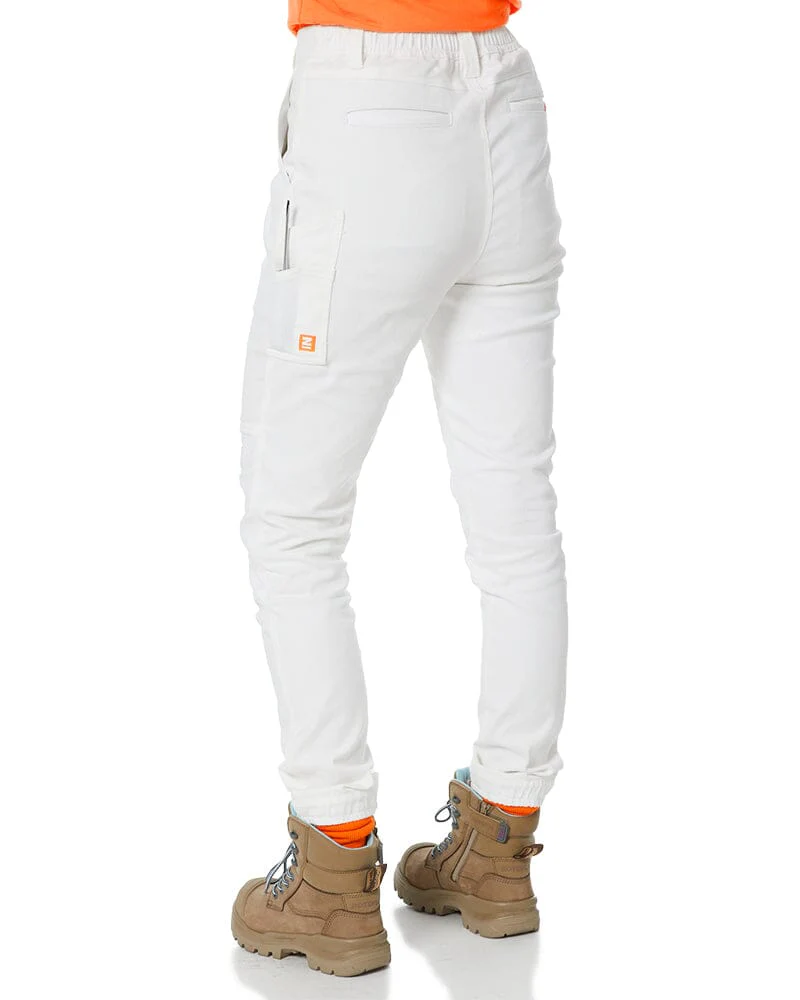 The Workz Womens Pant - White