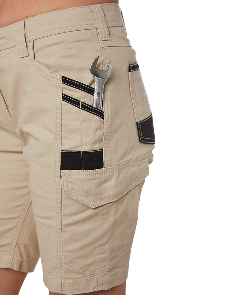 Womens Flex and Move Cargo Short - Stone