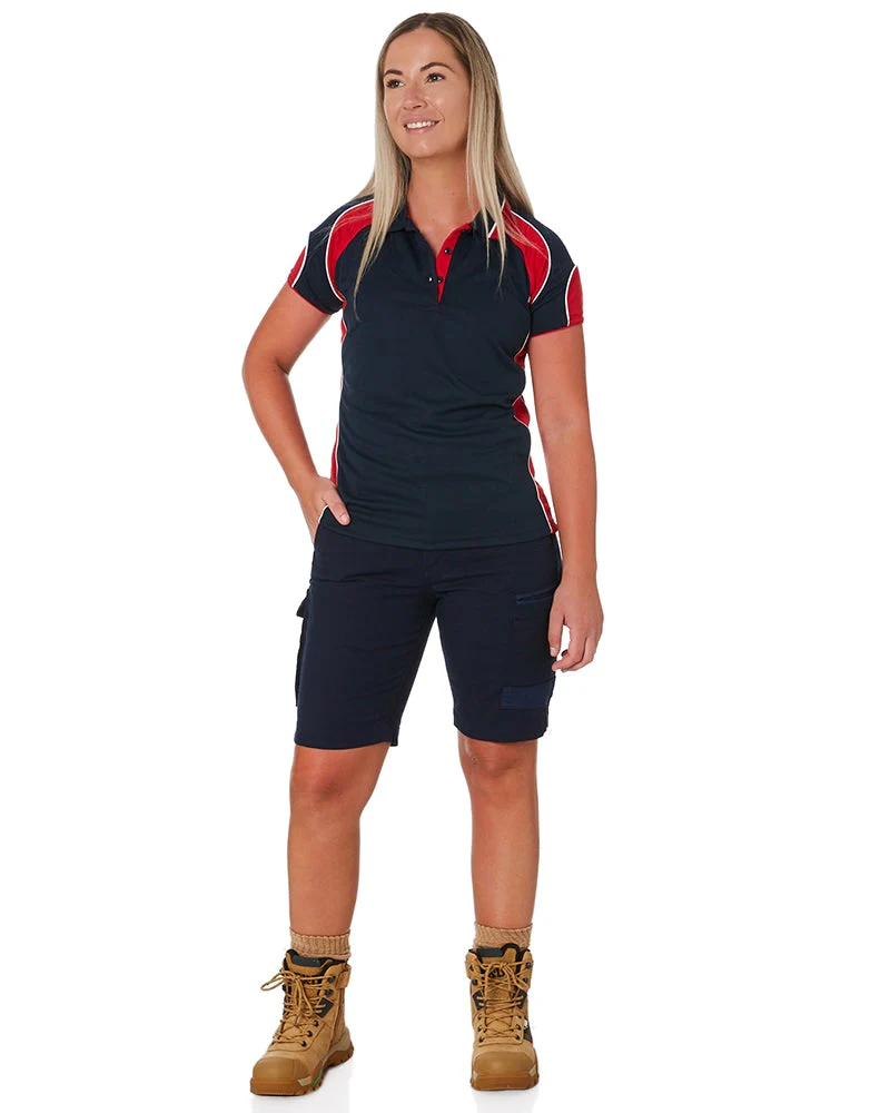 WS-3W Ladies Stretch Work Shorts - Navy