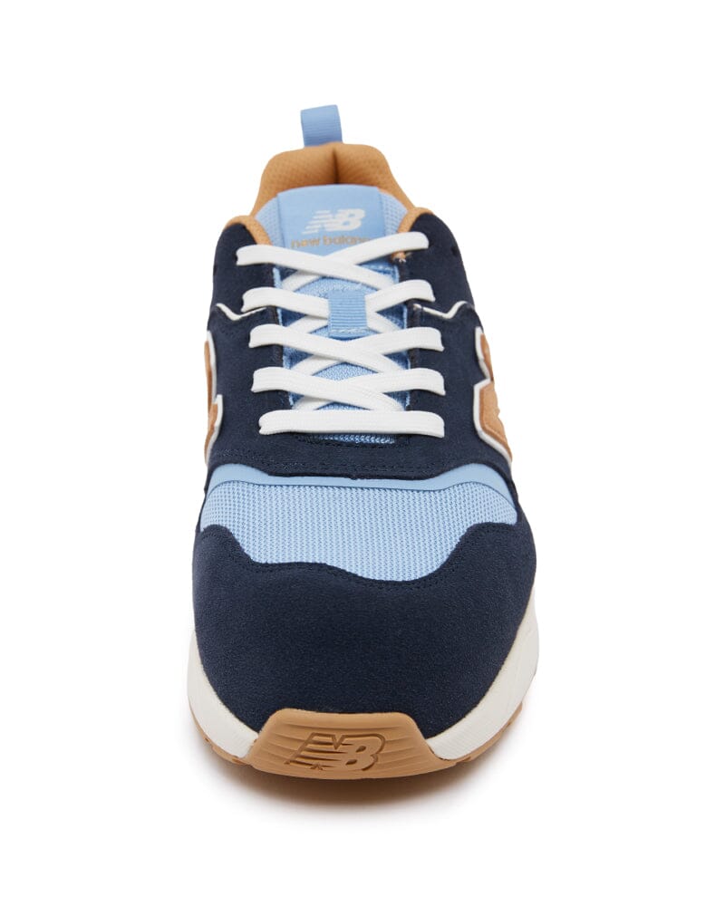 Elite Lite Safety Shoe - Blue/Coffee