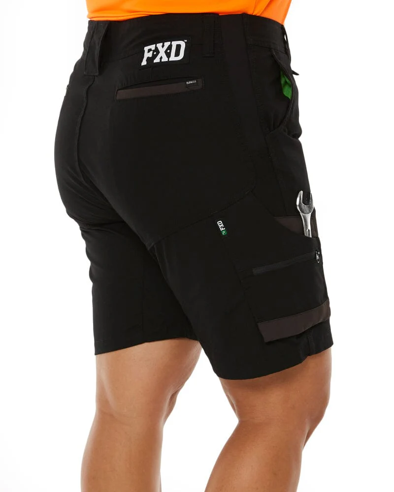 WS-5W Womens Stretch Ripstop Work Short - Black