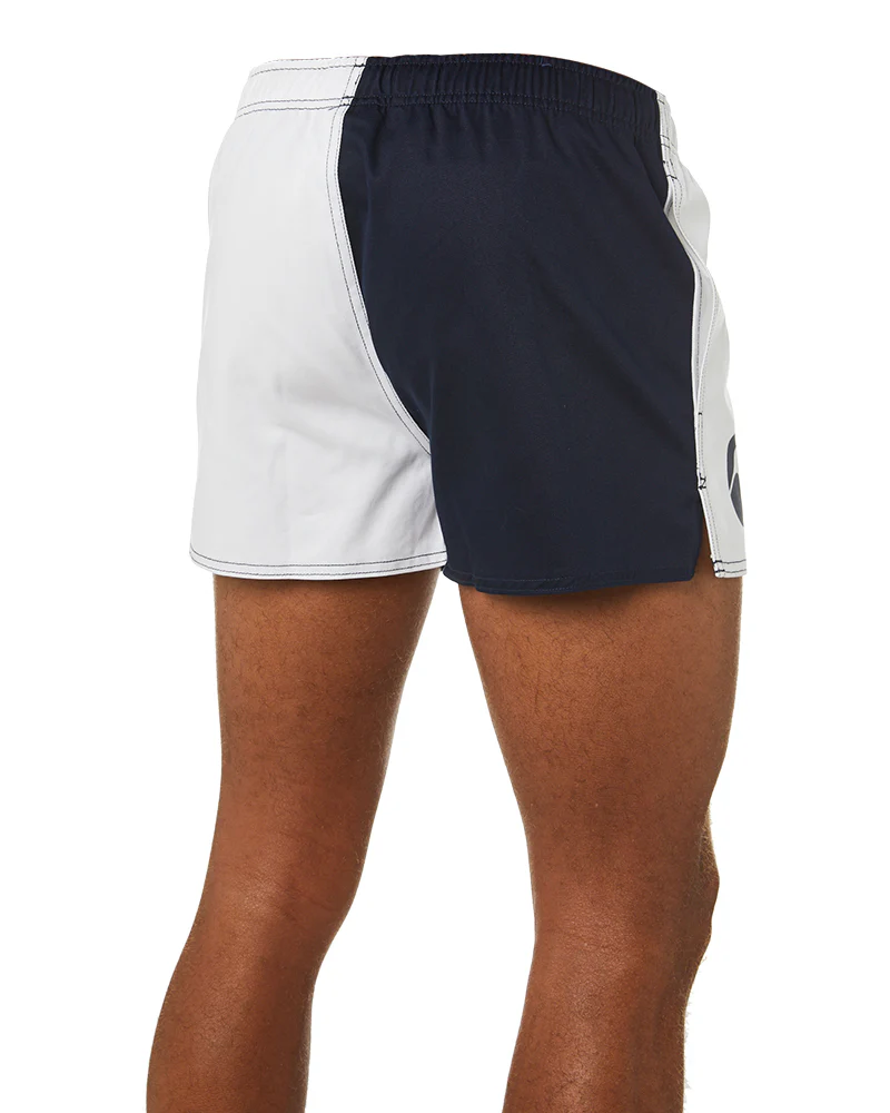 Cotton Harlequin Short - Navy/White
