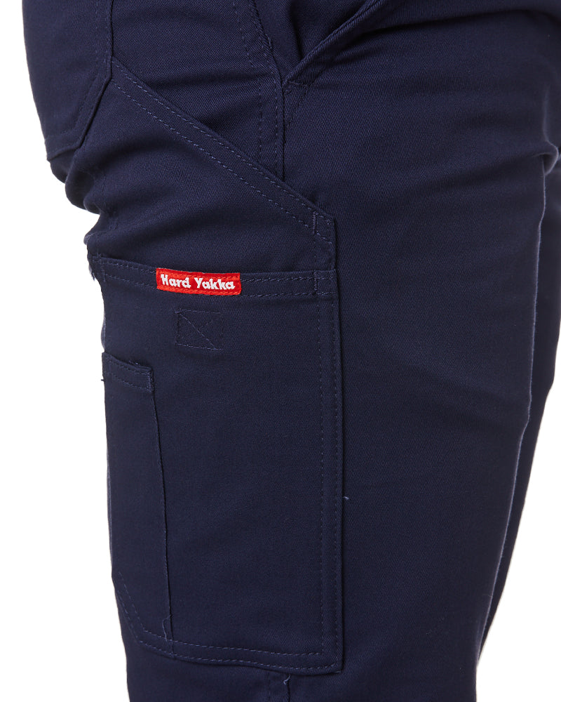 Basic Stretch Cargo Pant - Navy