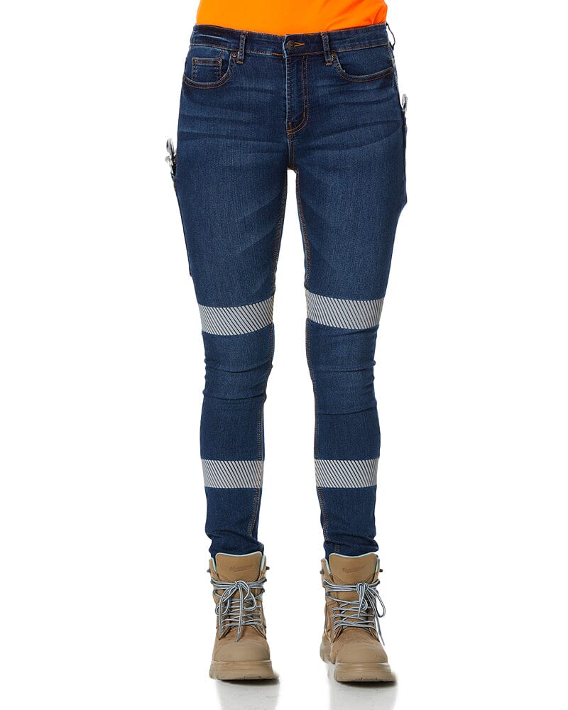 Womens Taped Jegging - Indigo