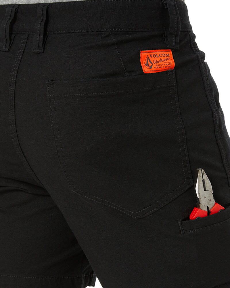 Bevel Work Short - Black