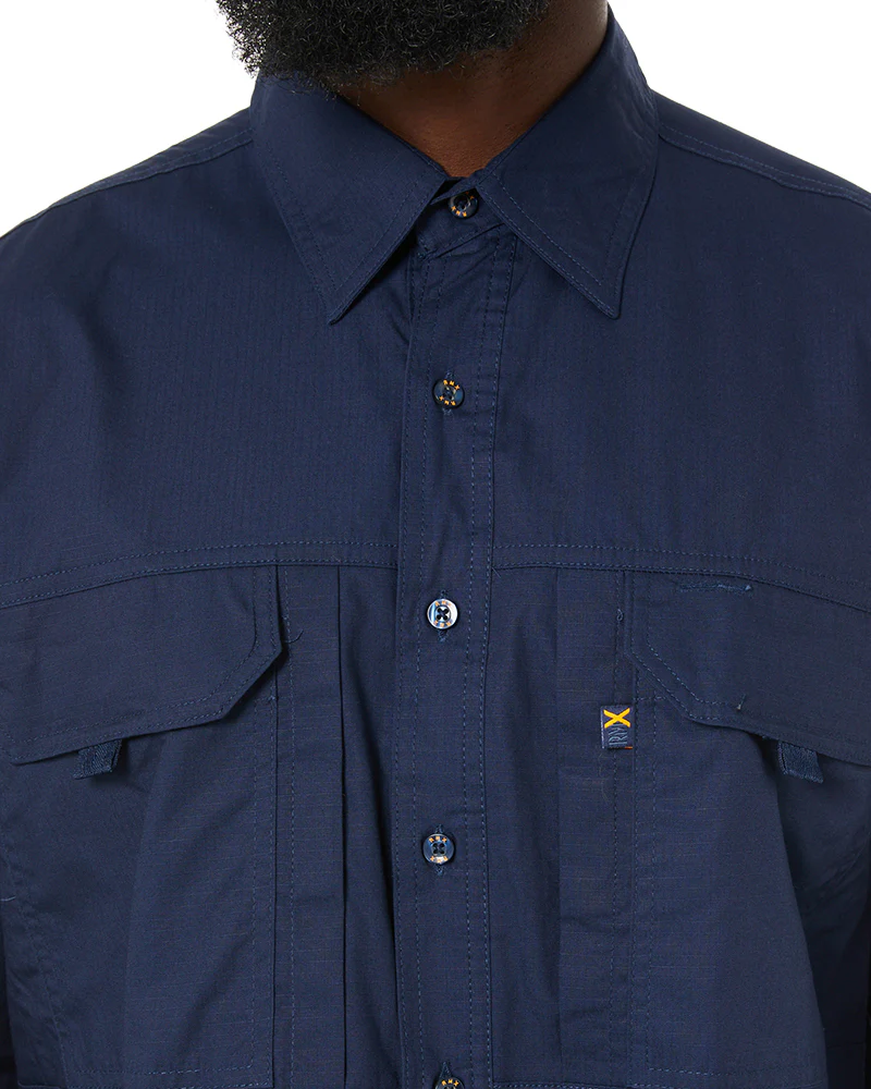 RMX Flexible Fit Utility LS Shirt - French Navy