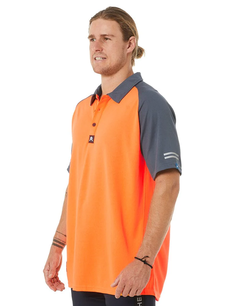Hi Flow Performance Polo - Hi Vis Orange
