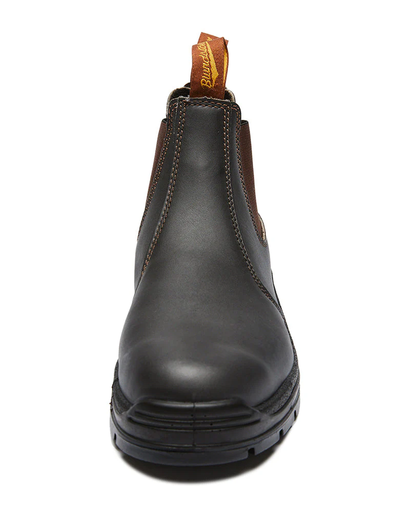 Style 400 Unisex Elastic Sided Non-Safety Boot - Brown