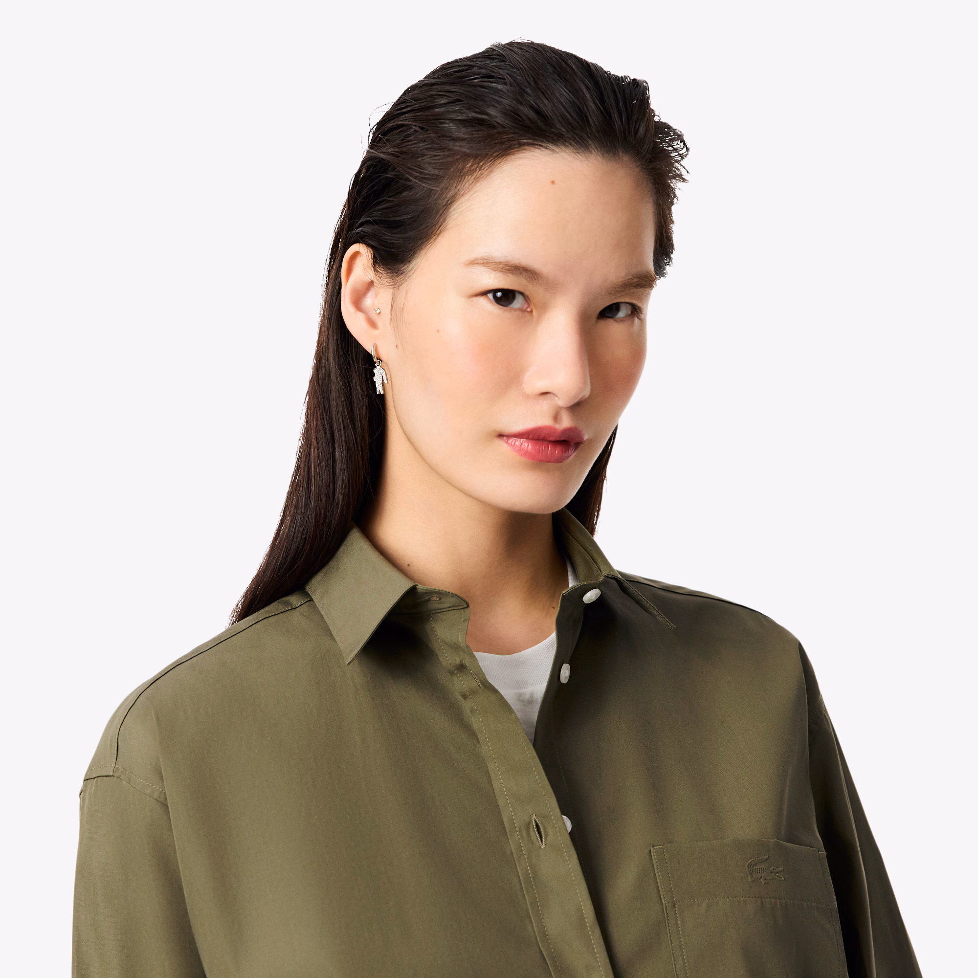 Women's Oversized Cotton Button Down Shirt