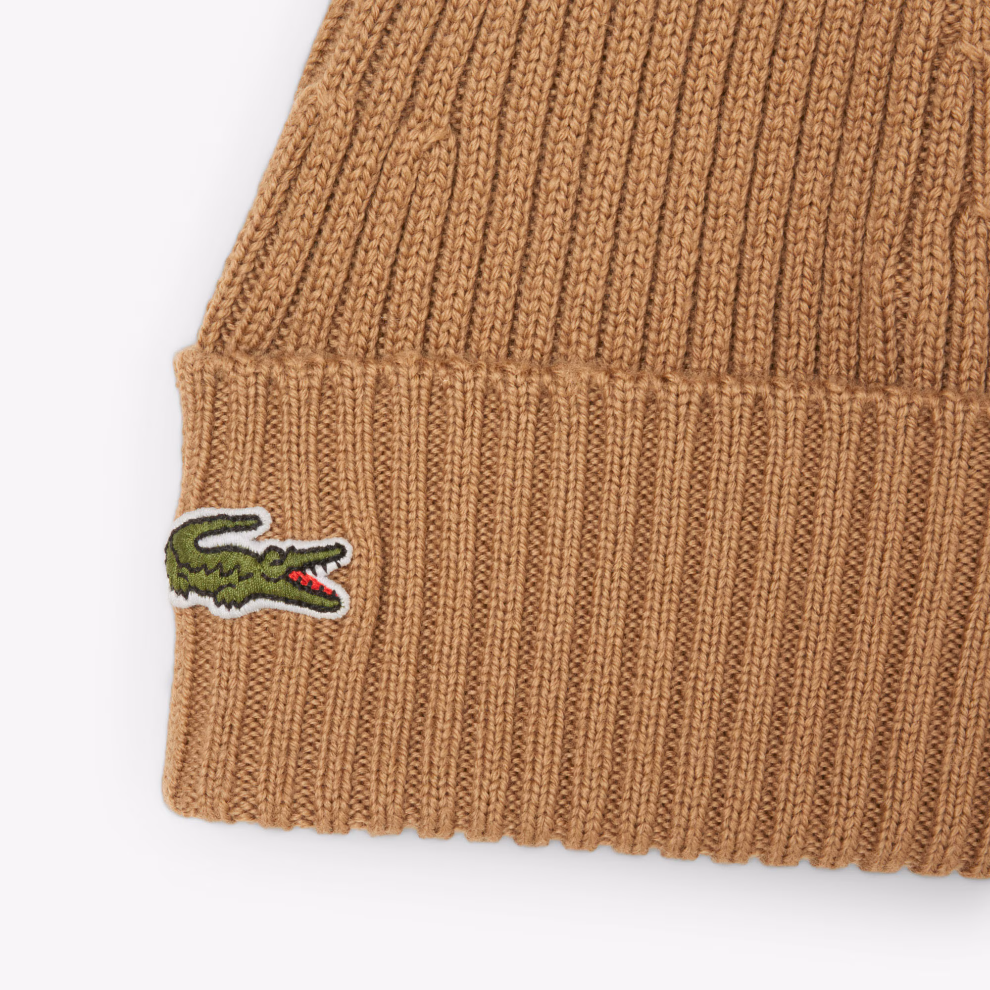 Unisex Rib Knit Brushed Wool Beanie