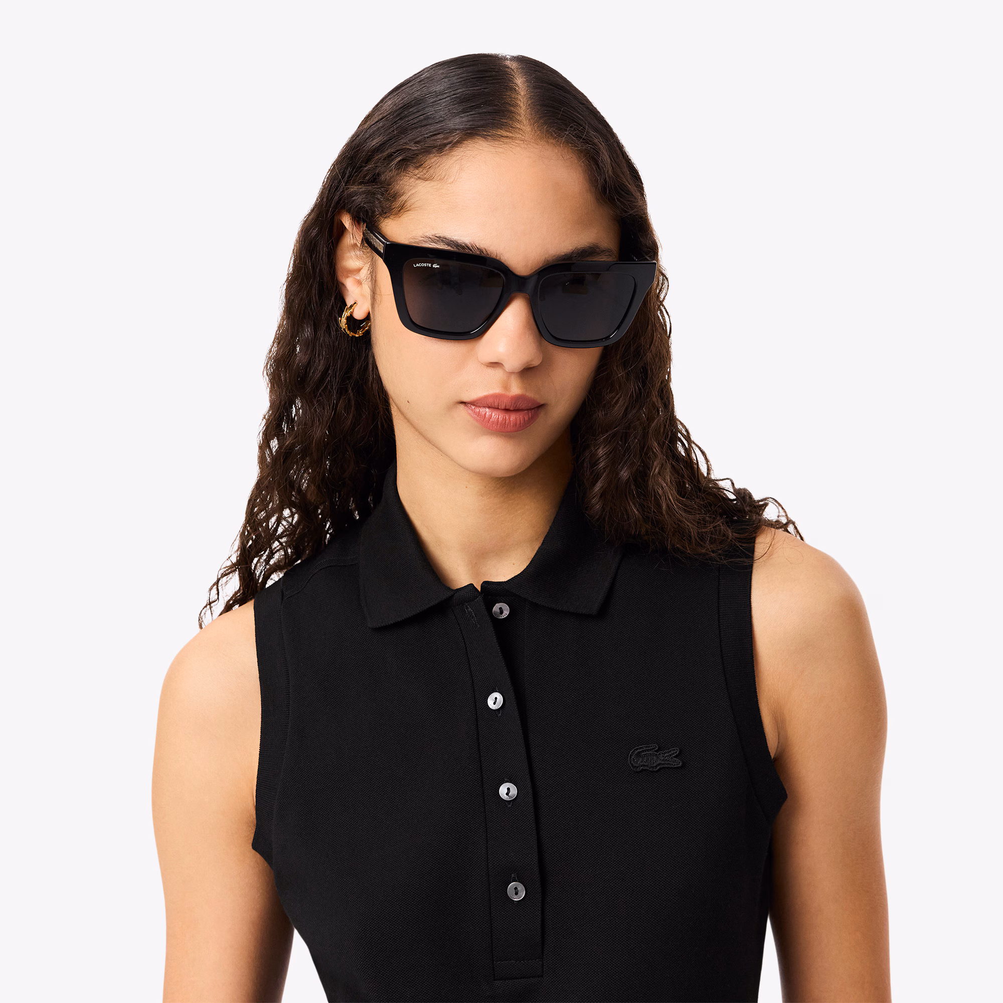 Women's Slim Fit L.12.D Sleeveless Stretch Polo