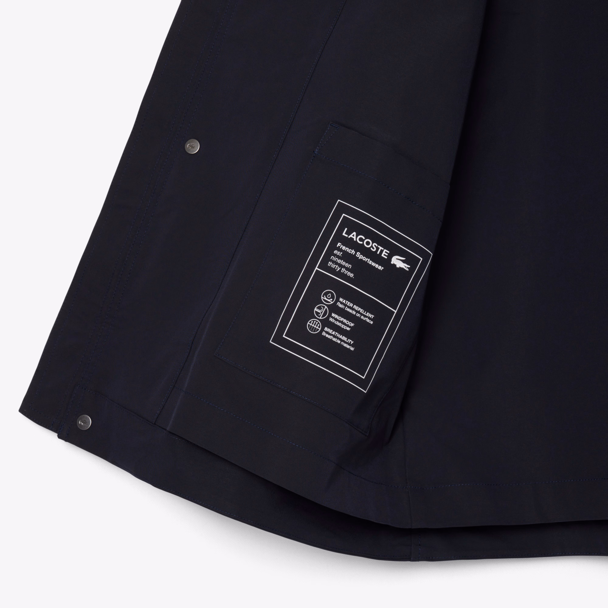 Men's Mid-Length Water-Repellent Hooded Parka