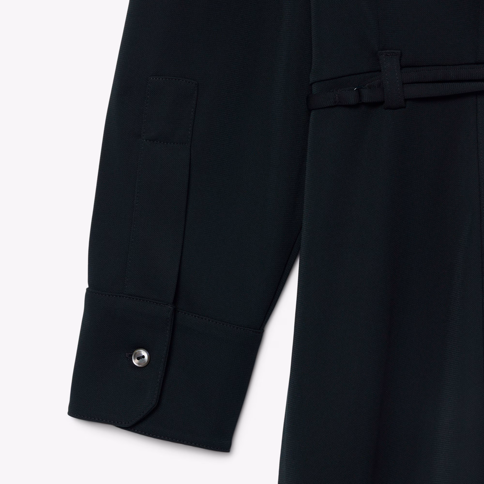 Runway Pleated Polo Maxi Dress