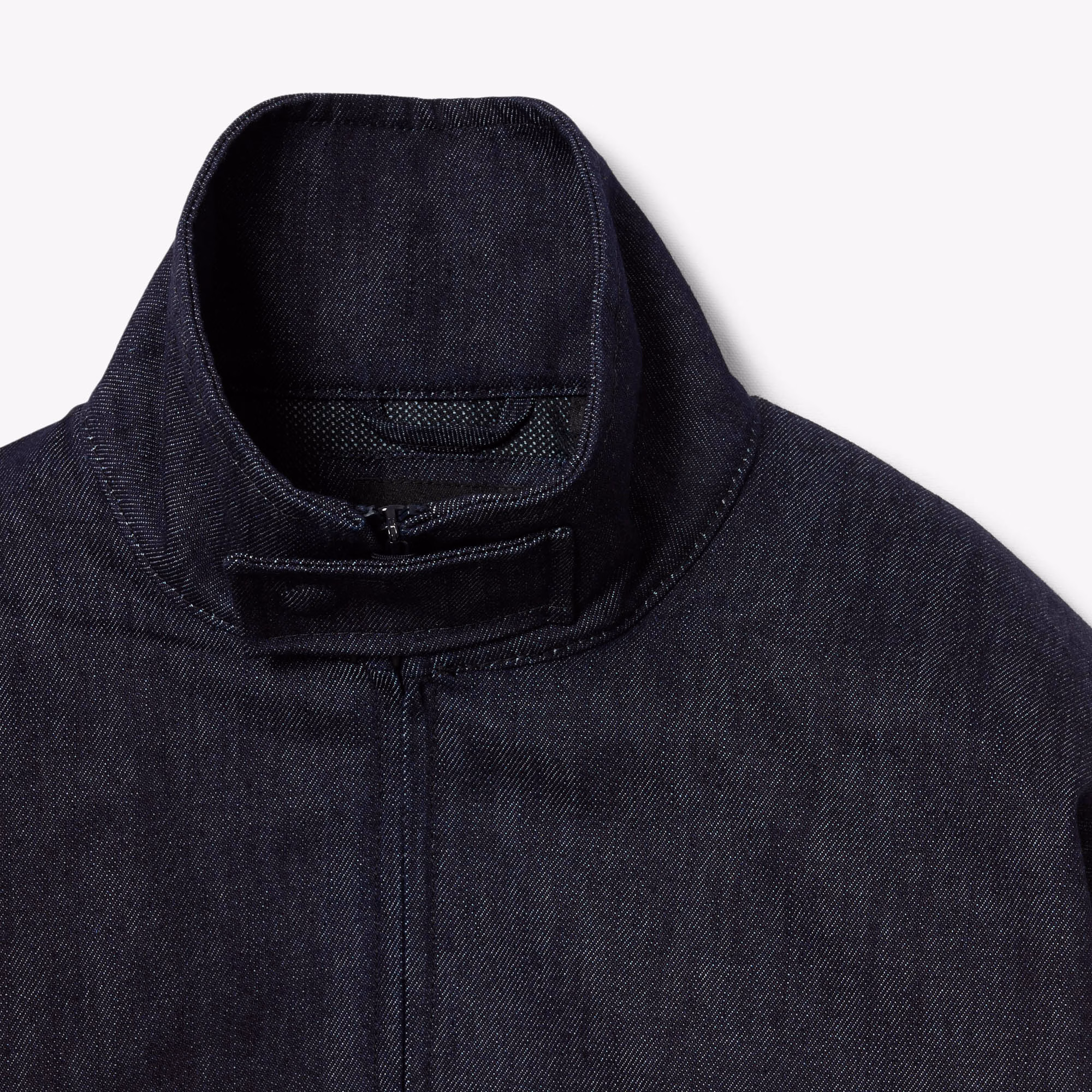 Runway Denim Track Jacket