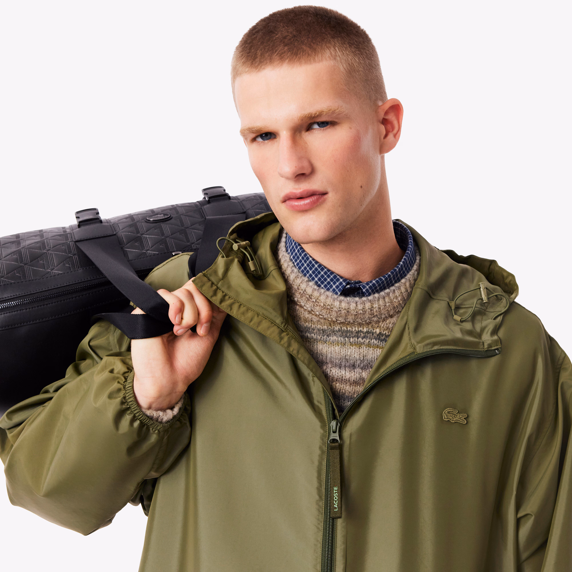 Men's Long Water-Repellent Parka