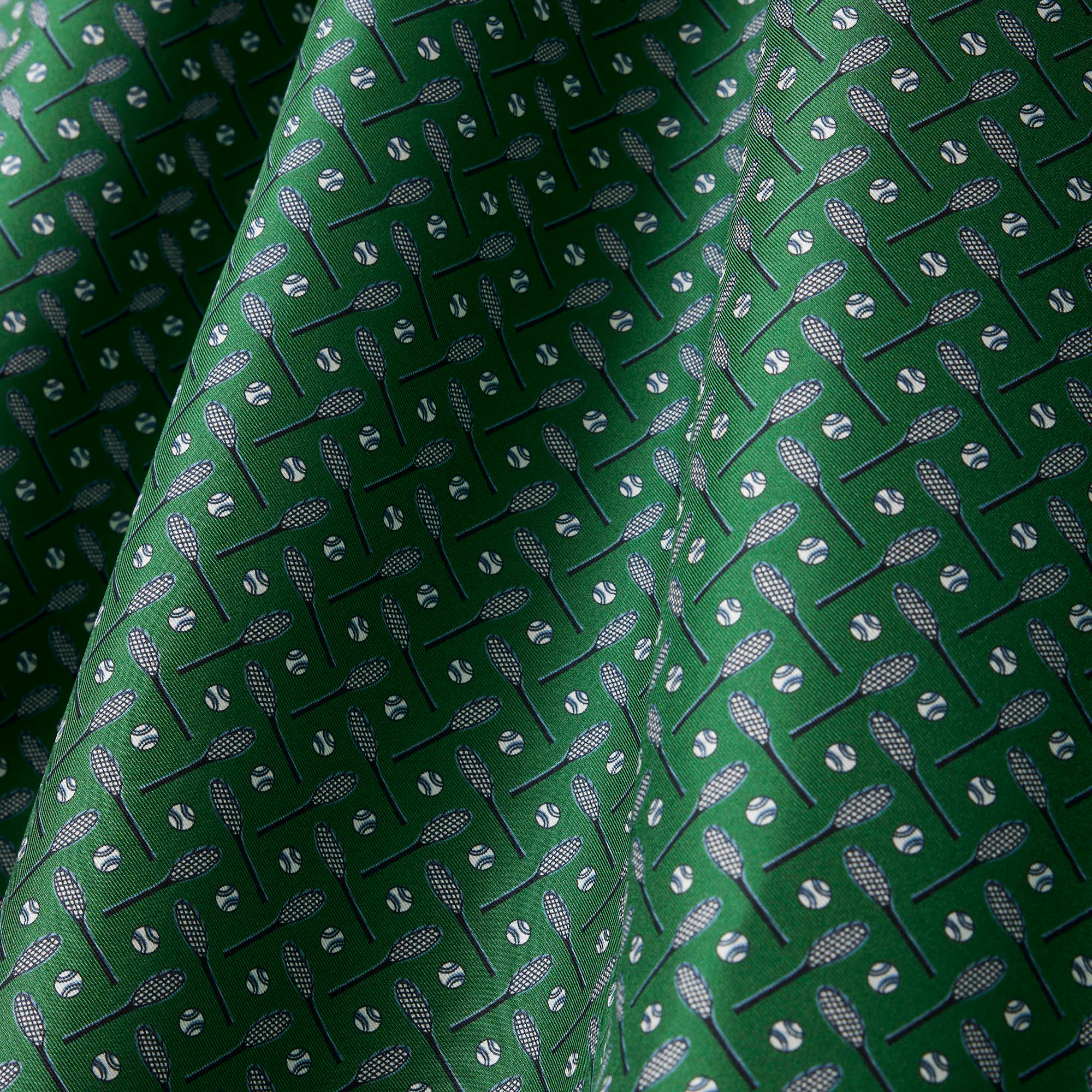 Runway Print Silk Square