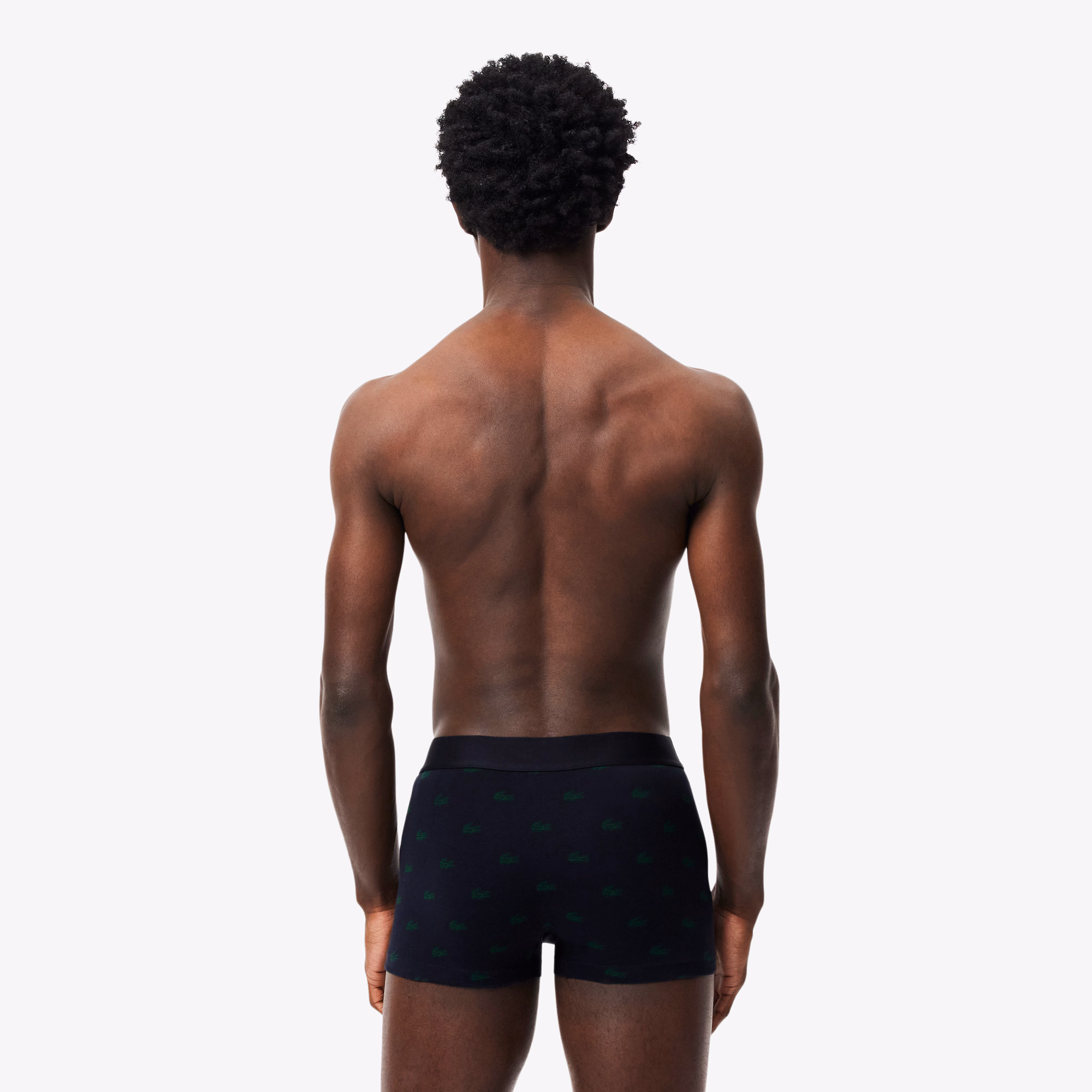 Men's 3-Pack Crocodile Print Trunks