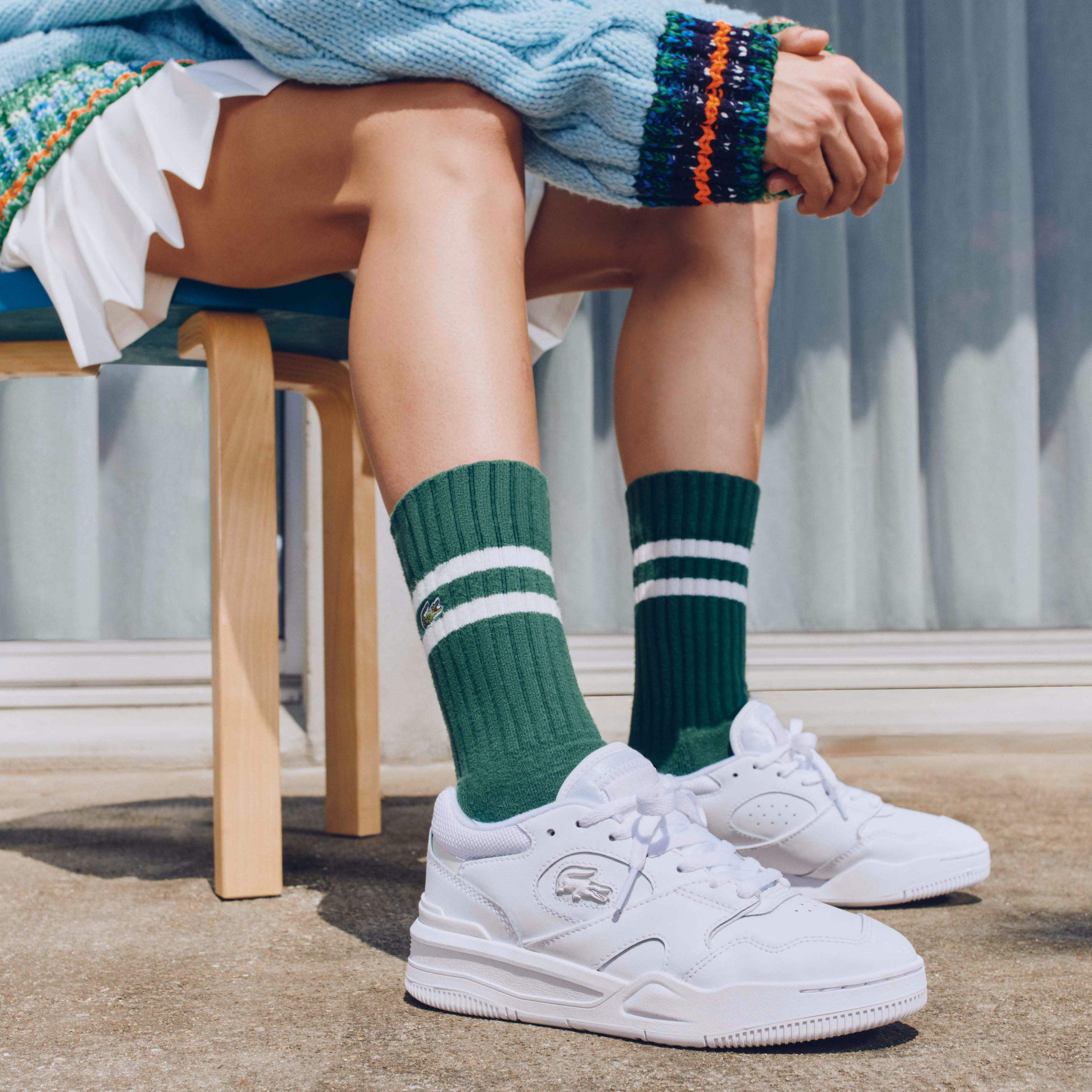 Women's Lineshot Leather Sneakers