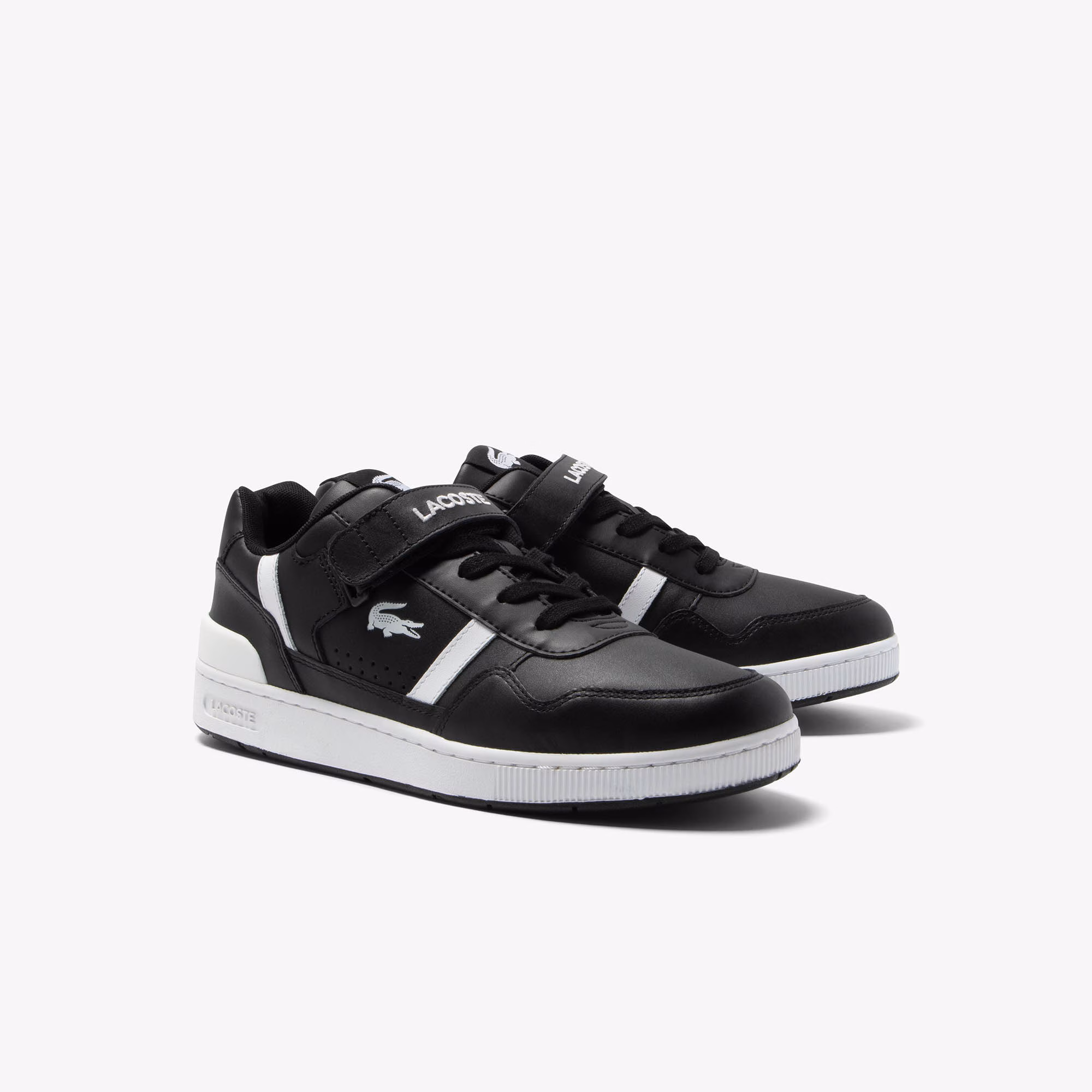 Men's T-Clip Velcro Leather Sneakers