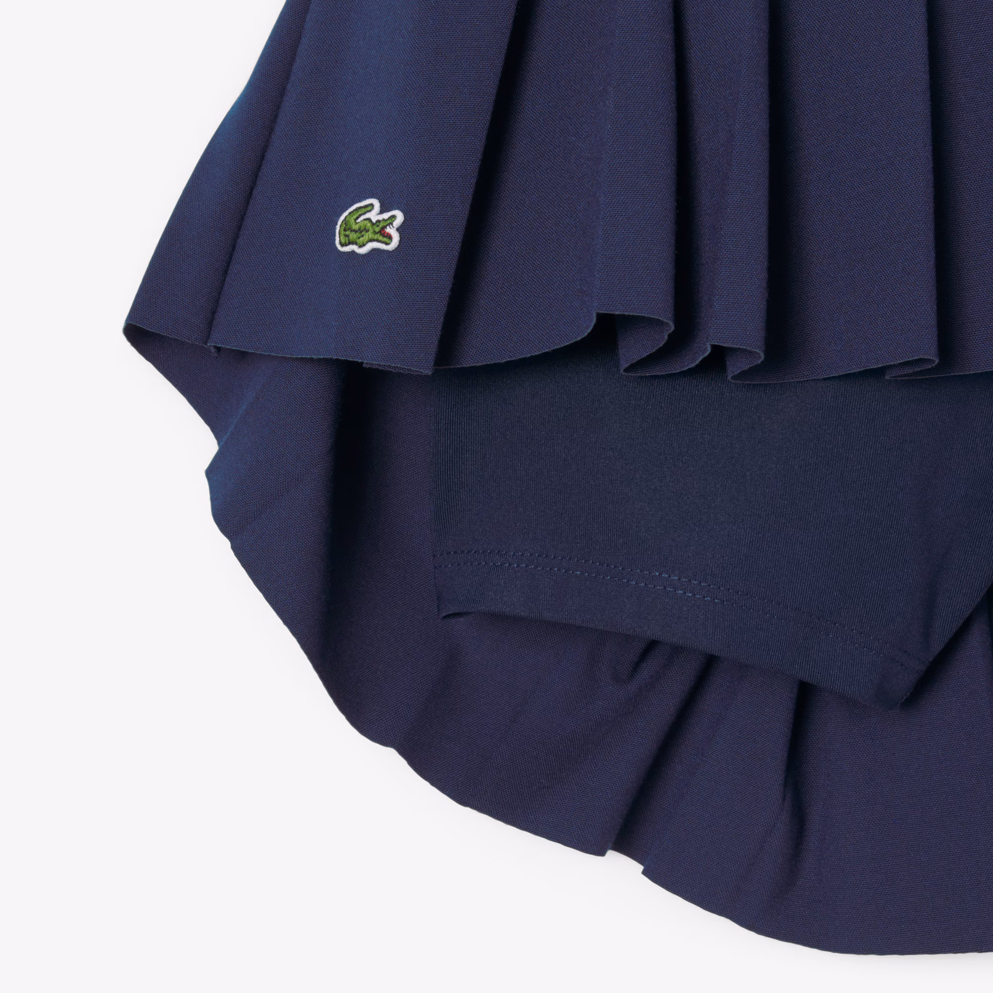 Girls' Oxford Cotton Pleated Skirt
