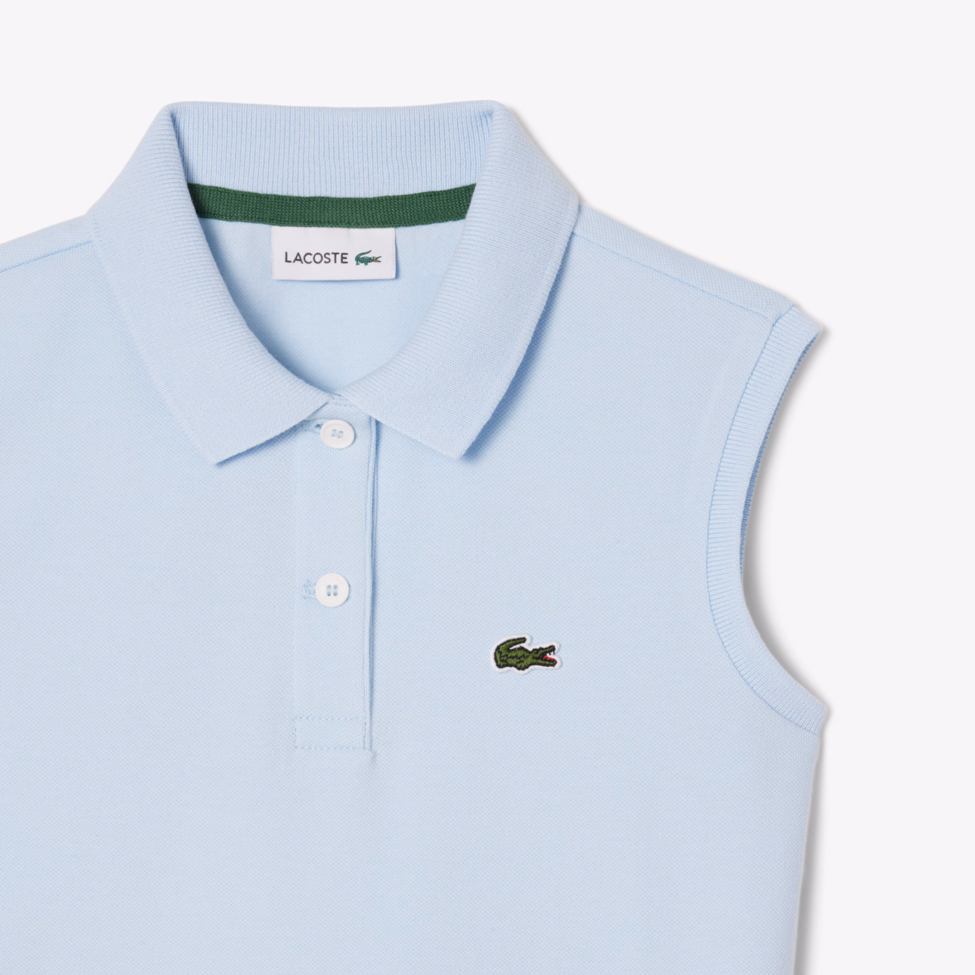 Kids' Sleeveless Stretch Piqué Polo Dress