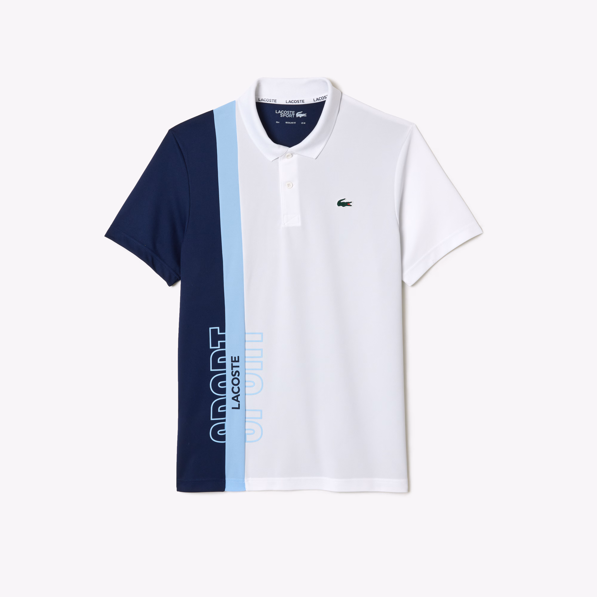 Men's Regular Fit Recycled Knit Tennis Polo
