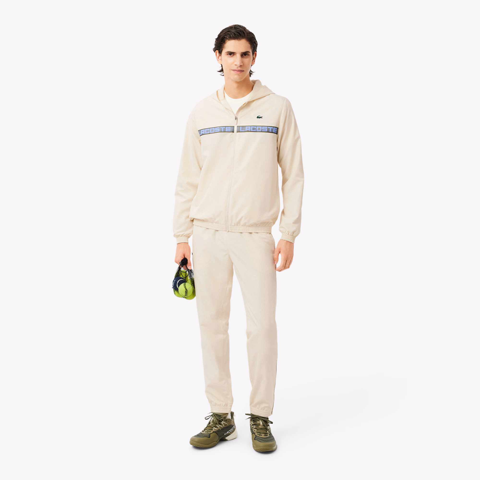 Men's Logo Stripe Tennis Tracksuit