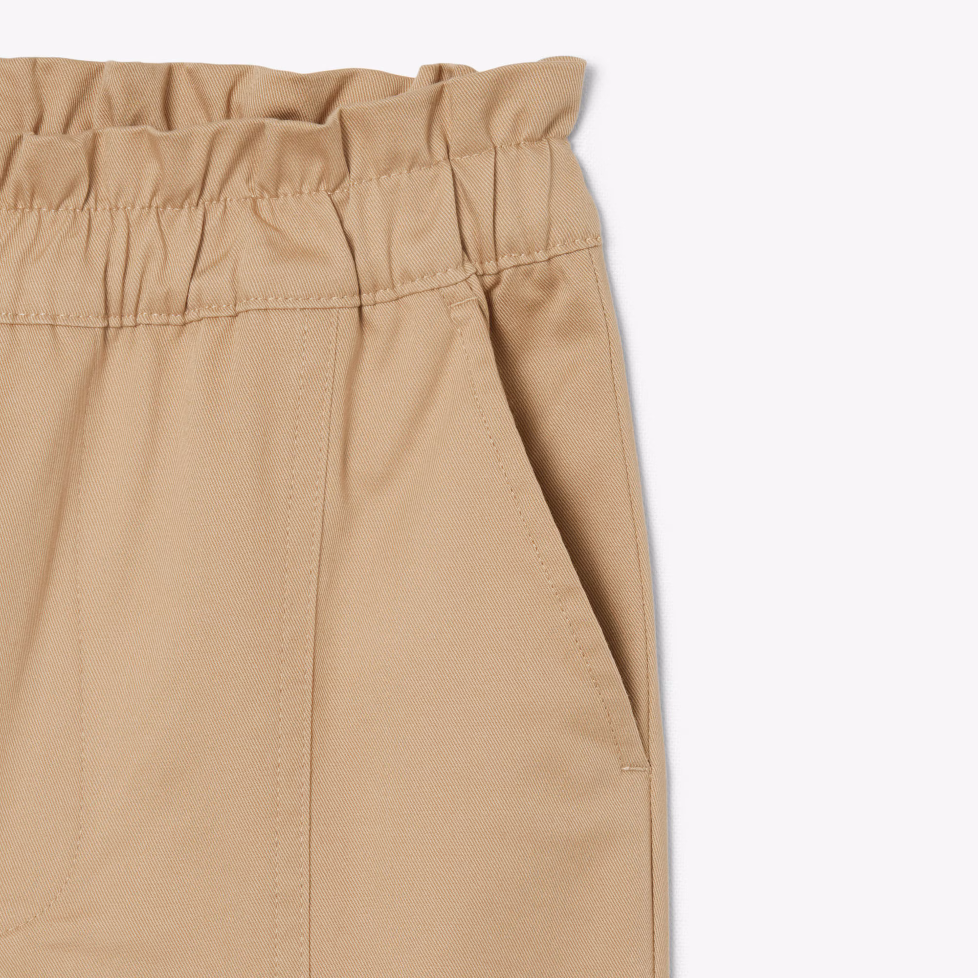 Girls' Cotton Twill Cargo Pants