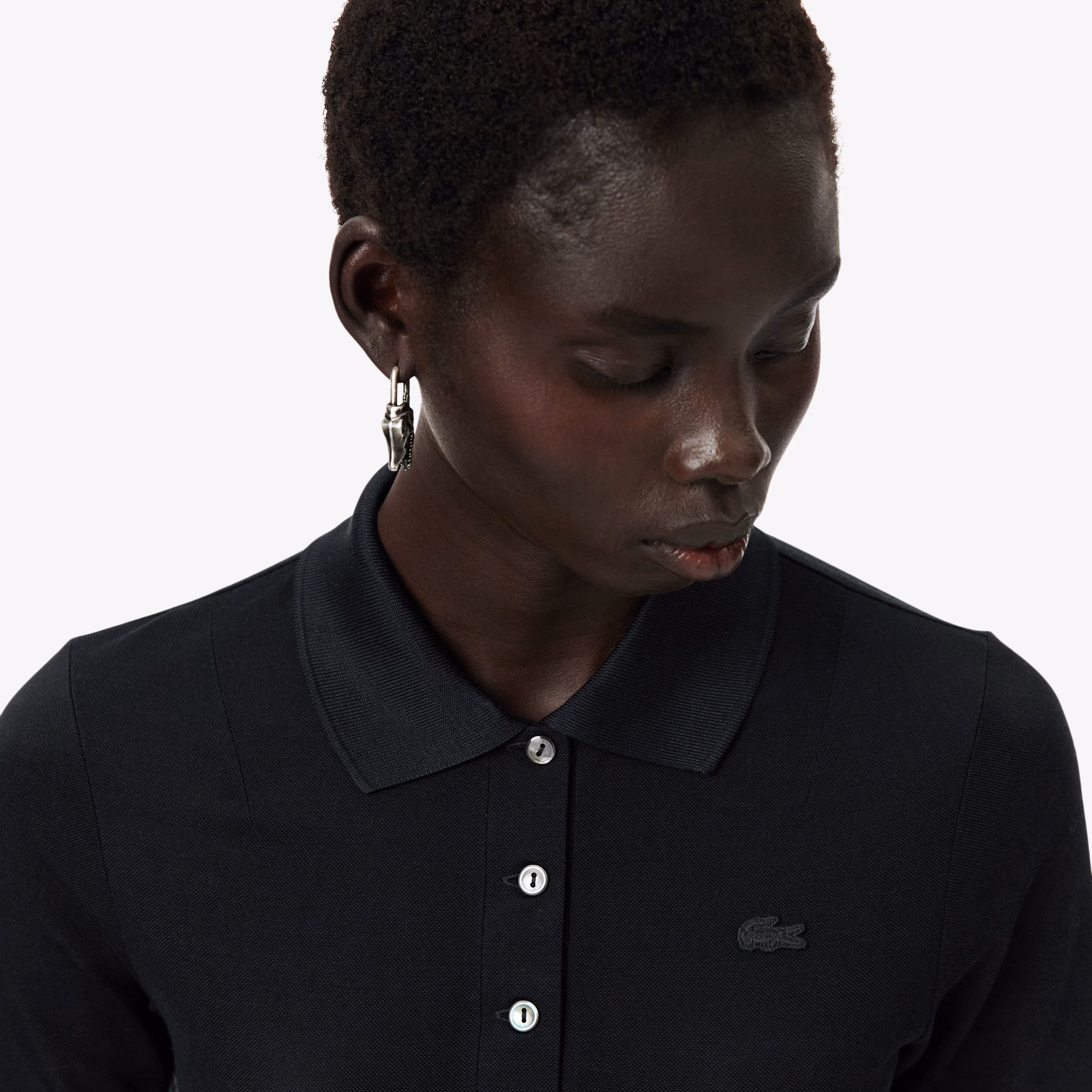 Runway Slim Fit Silk Mini-Piqué Polo Shirt