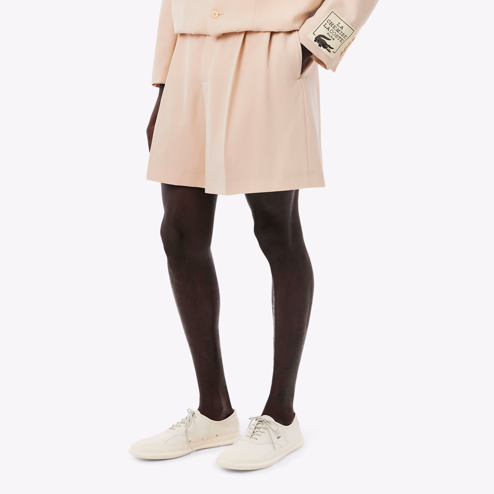 Men's Runway Fitted Wool Shorts