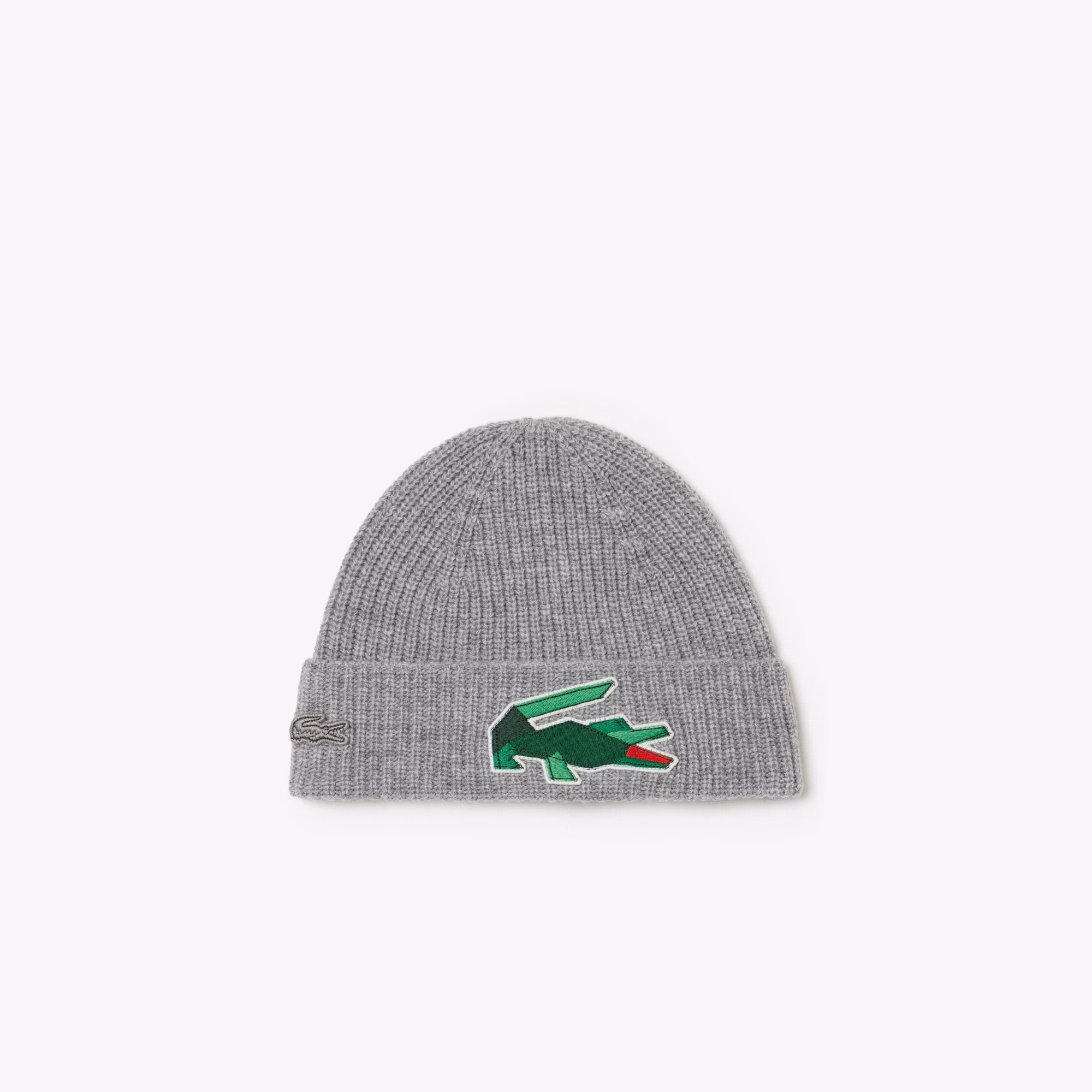 Unisex Ribbed Wool Crocodile Graphic Beanie