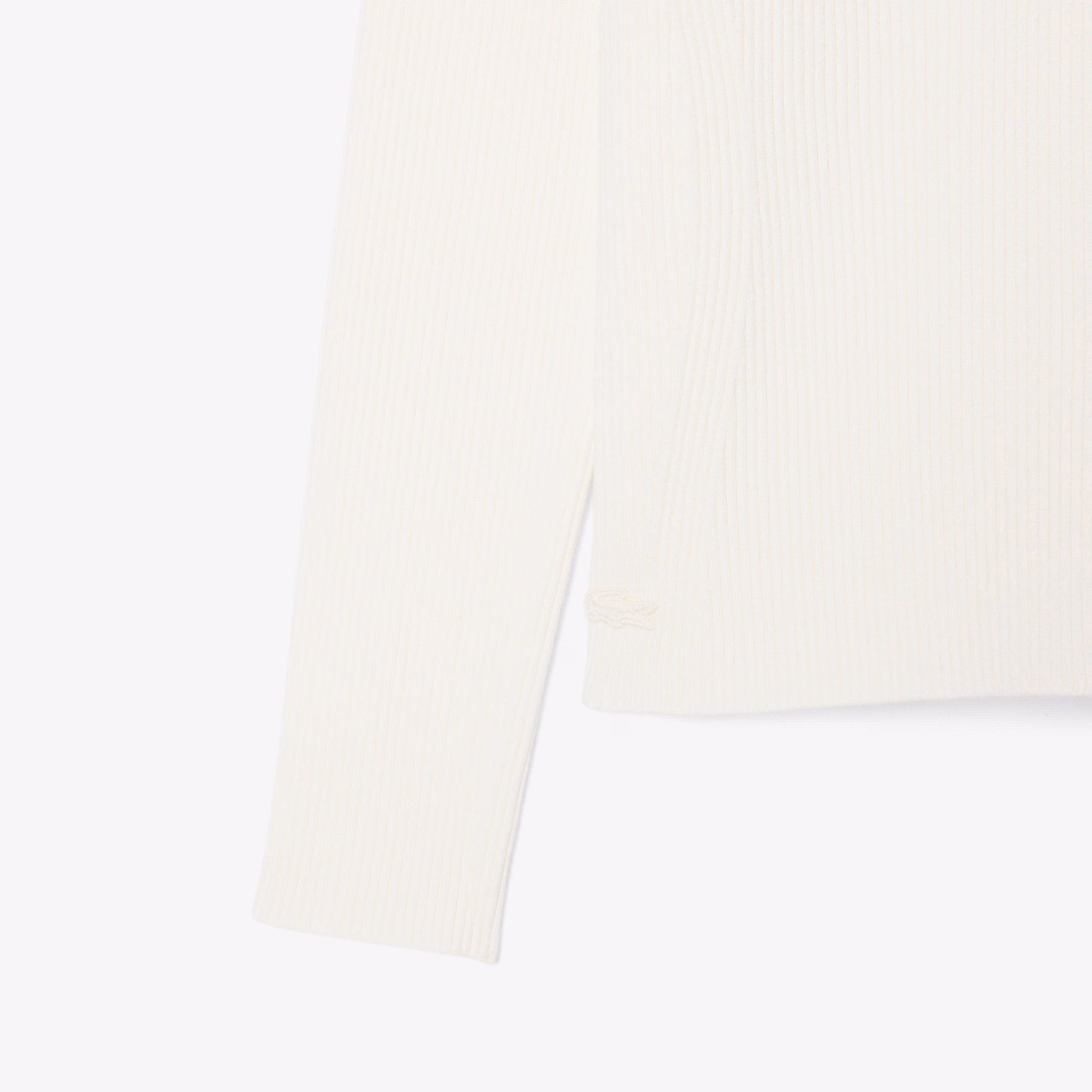 Women's High-Neck 3D Ribbed Knit Sweater