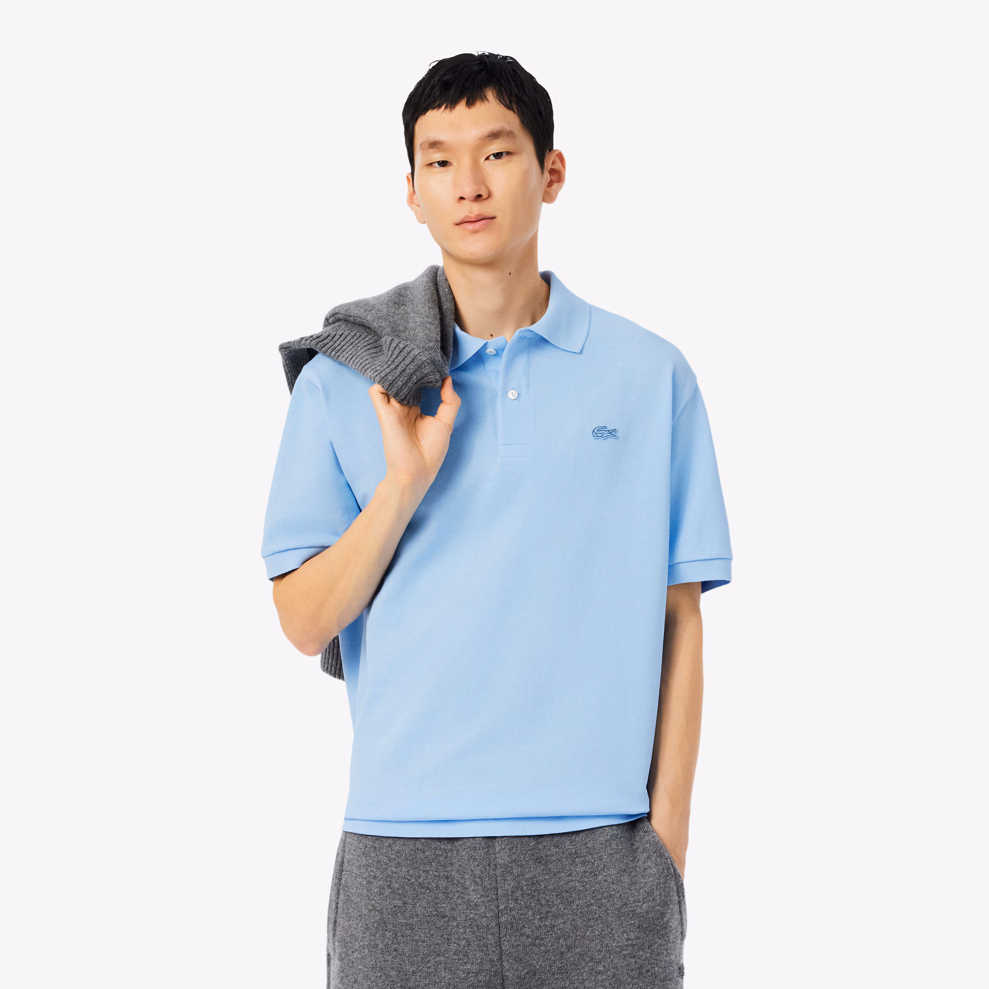 Men's Loose Fit Heavy Piqué Polo