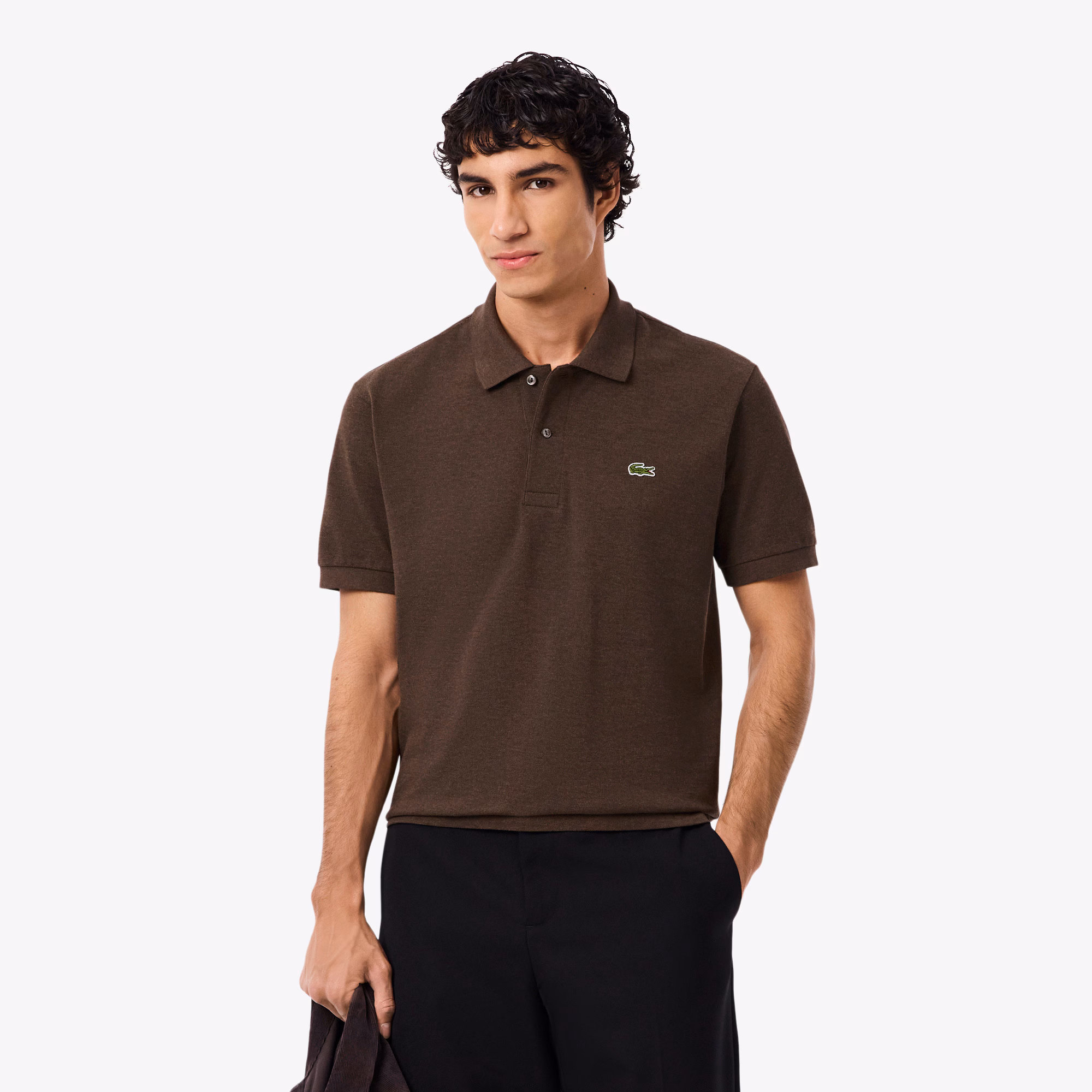 Men's Classic Fit L.12.12 Heathered Polo