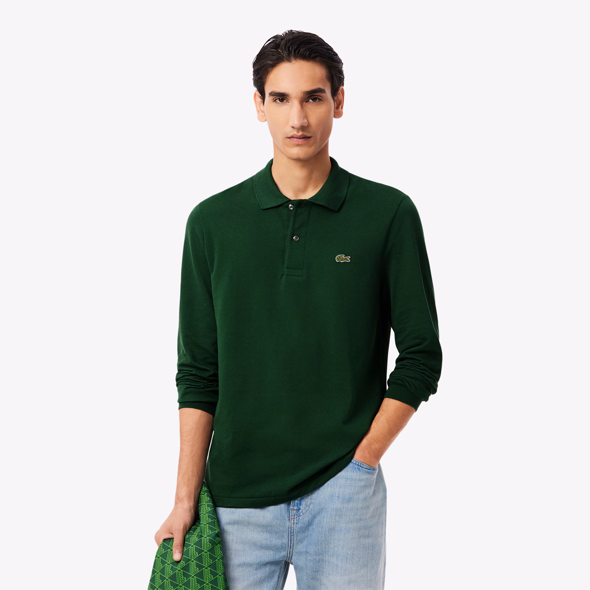 Men's Classic Fit Long Sleeve L.12.12 Polo