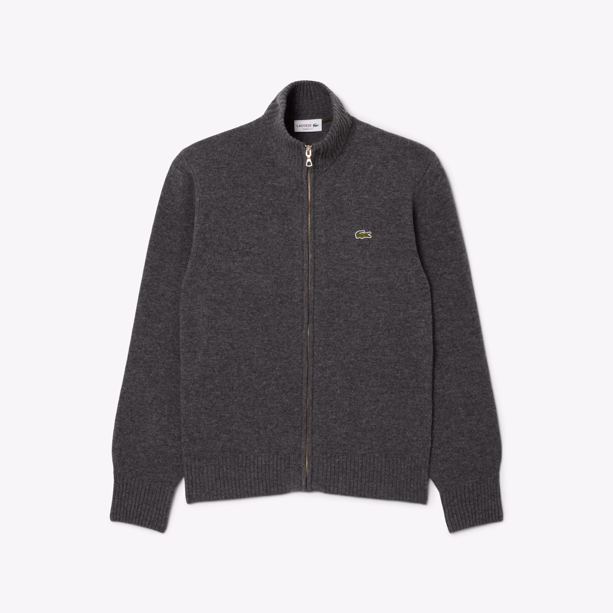 Men's Wool Zip-Up Sweater