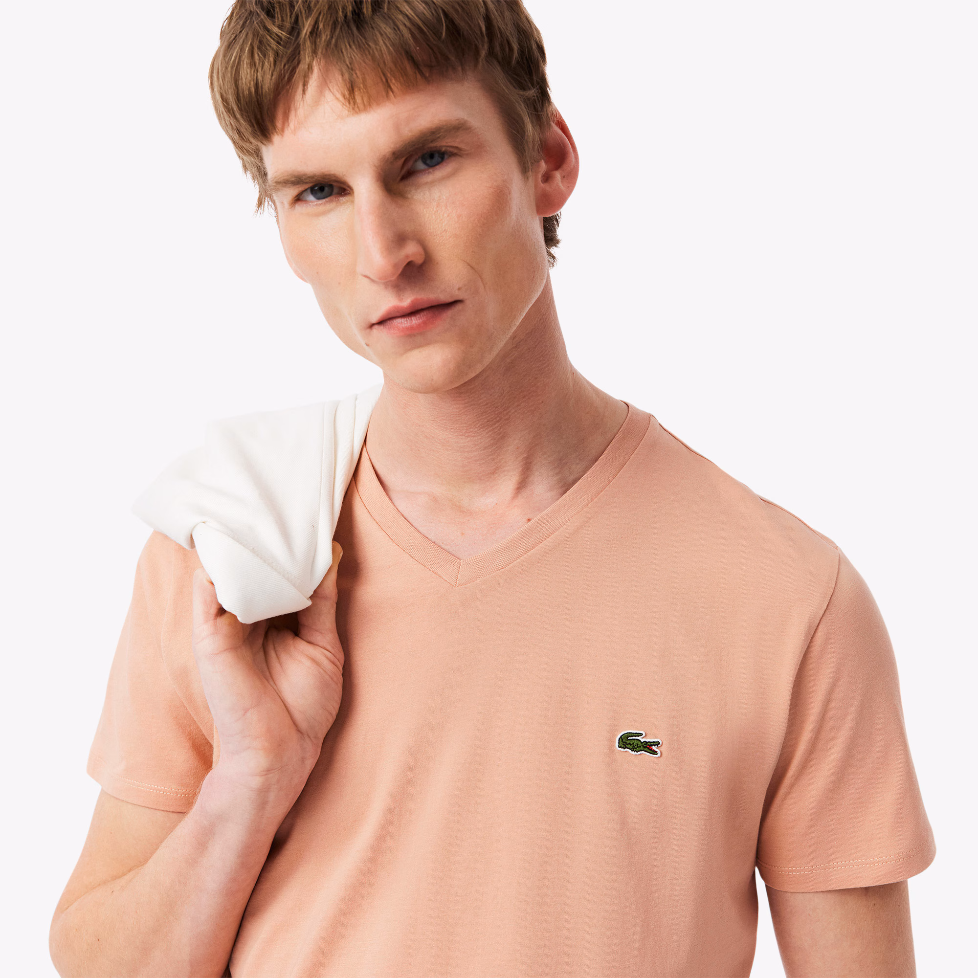 Men's Lightweight Pima Cotton V-Neck T-Shirt