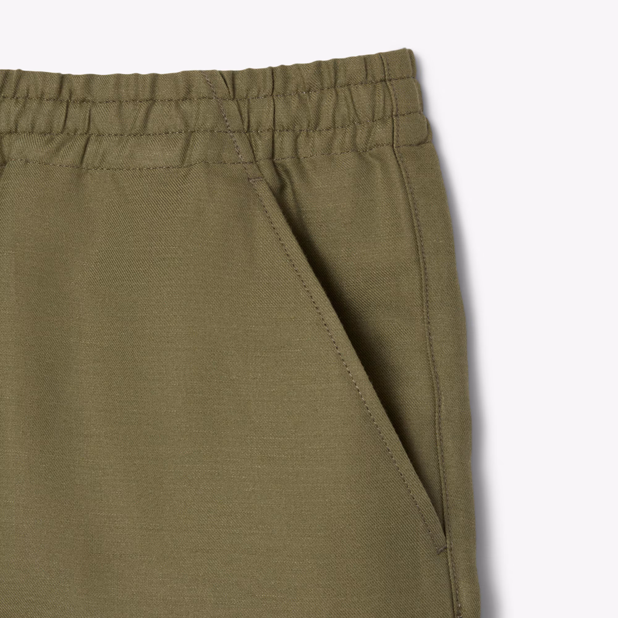 Men's Regular Fit Wool Blend Shorts