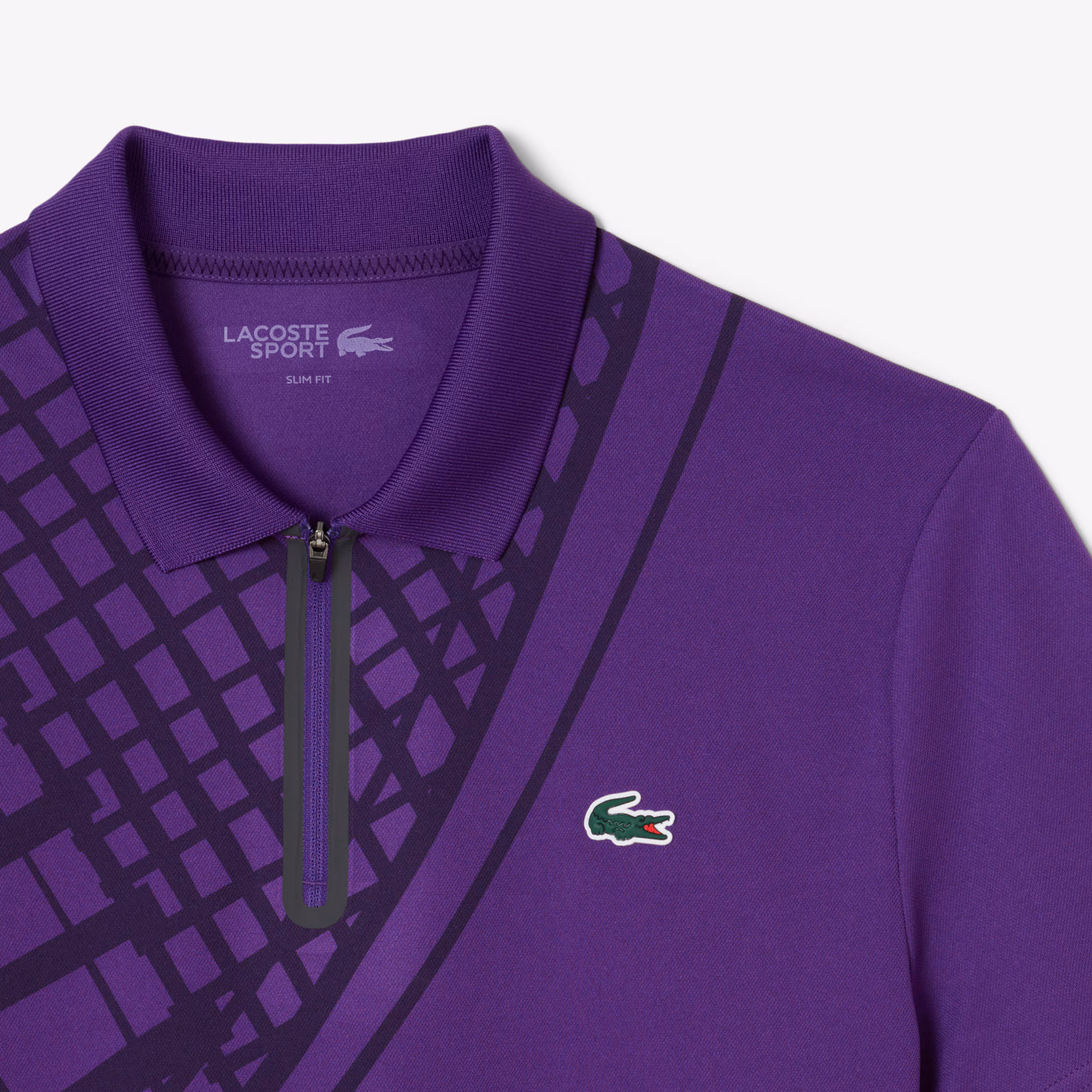 Men's Ultra Dry Printed Slim Fit Tennis Polo