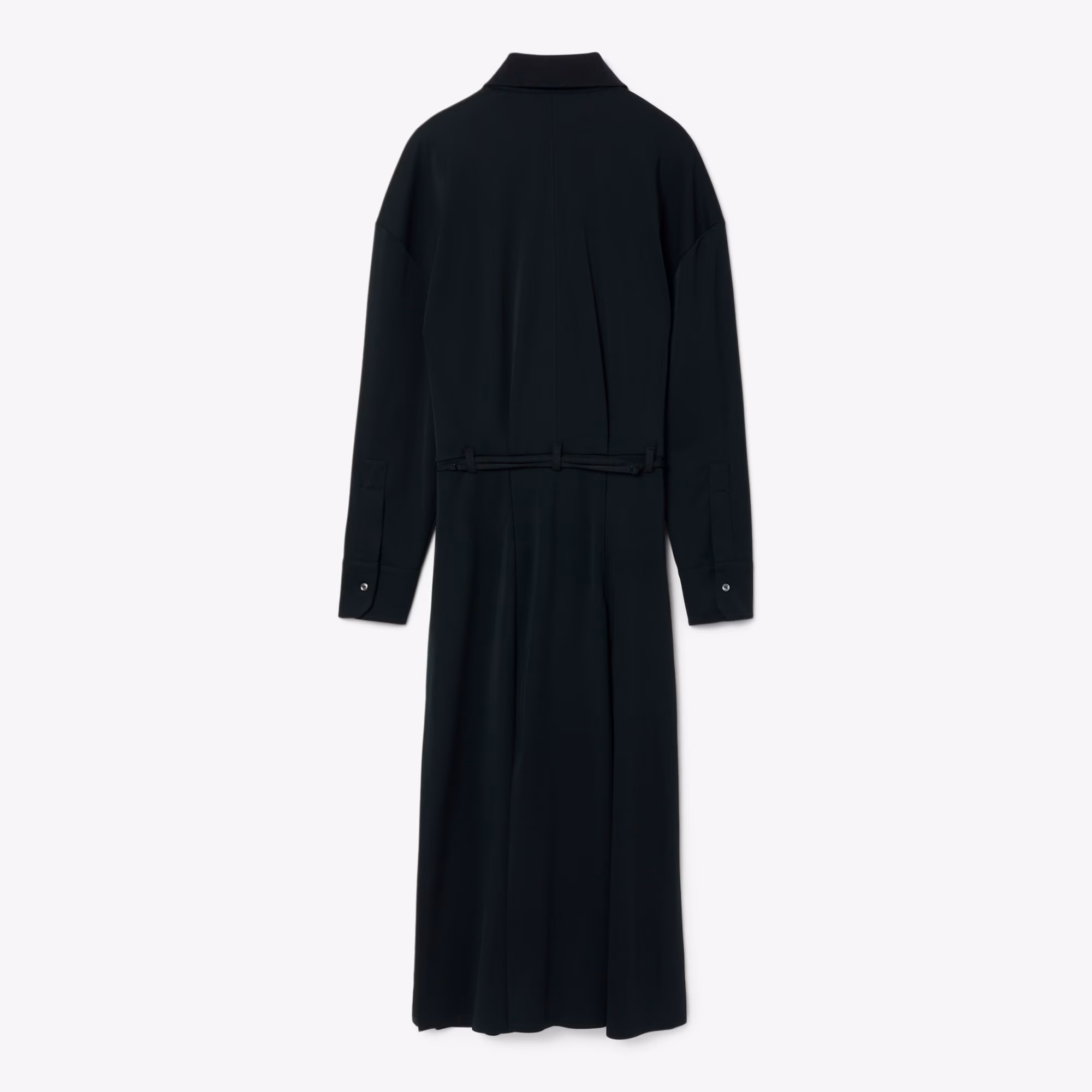Runway Pleated Polo Maxi Dress