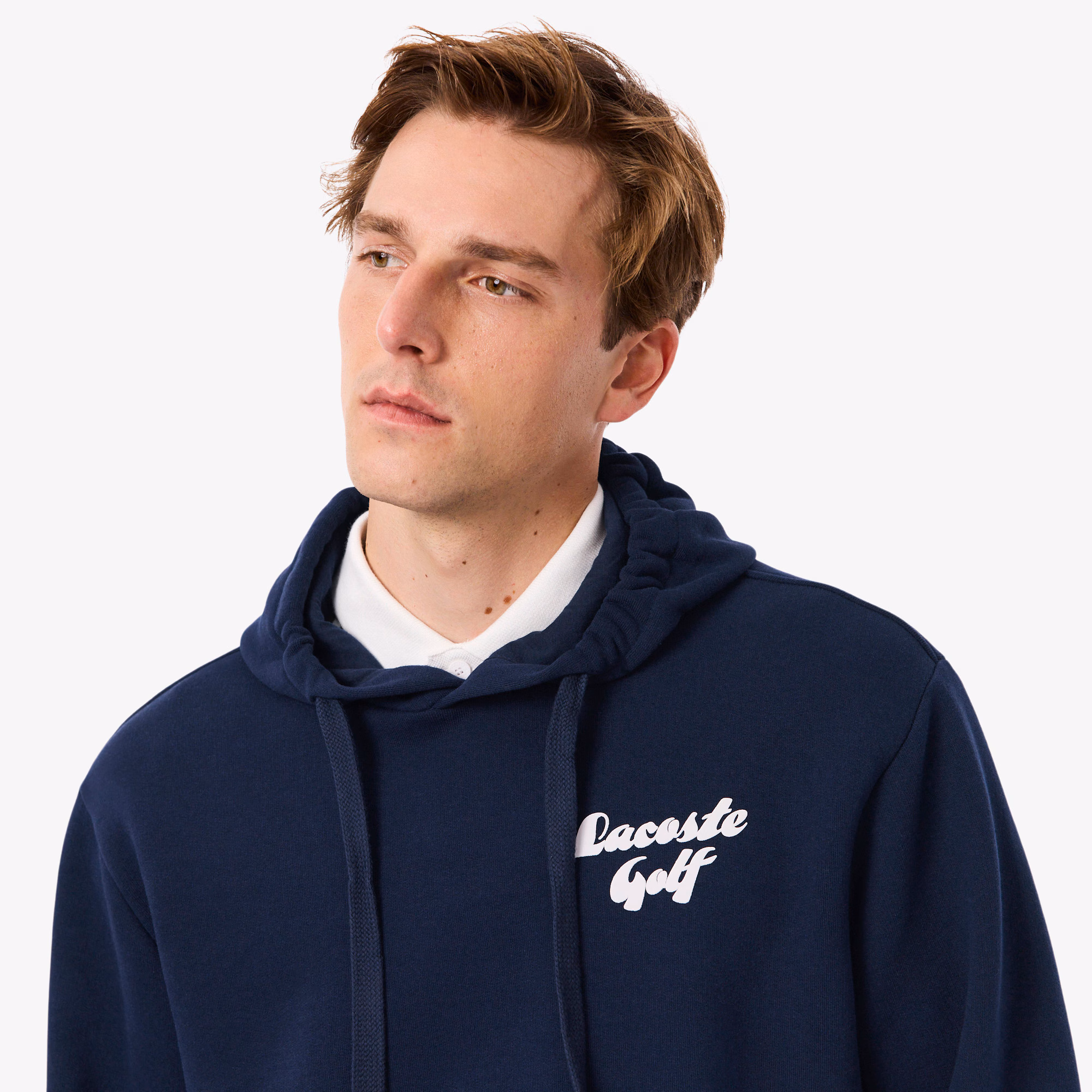 Men's Printed Fleece Golf Hoodie