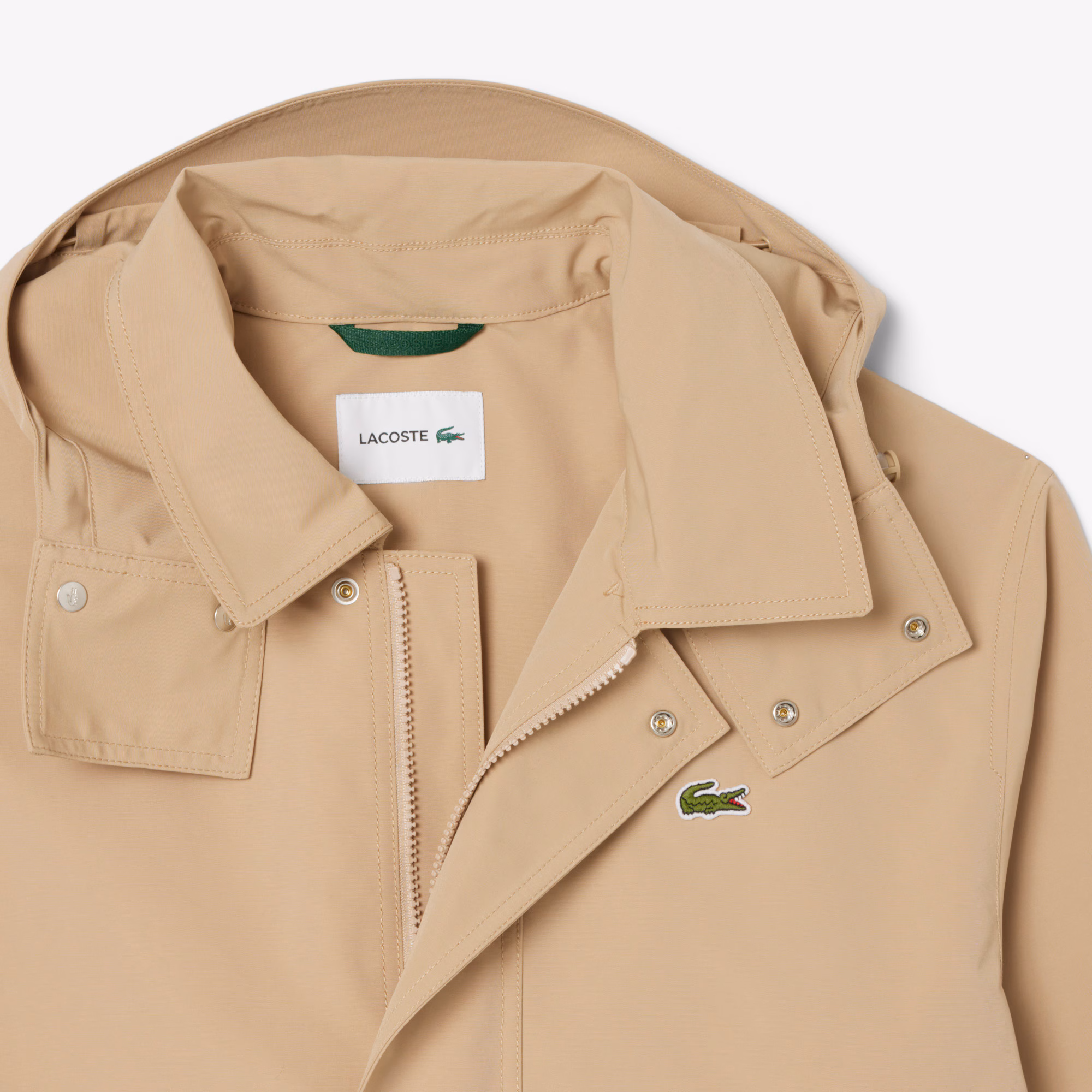 Men's Mid-Length Water-Repellent Hooded Parka