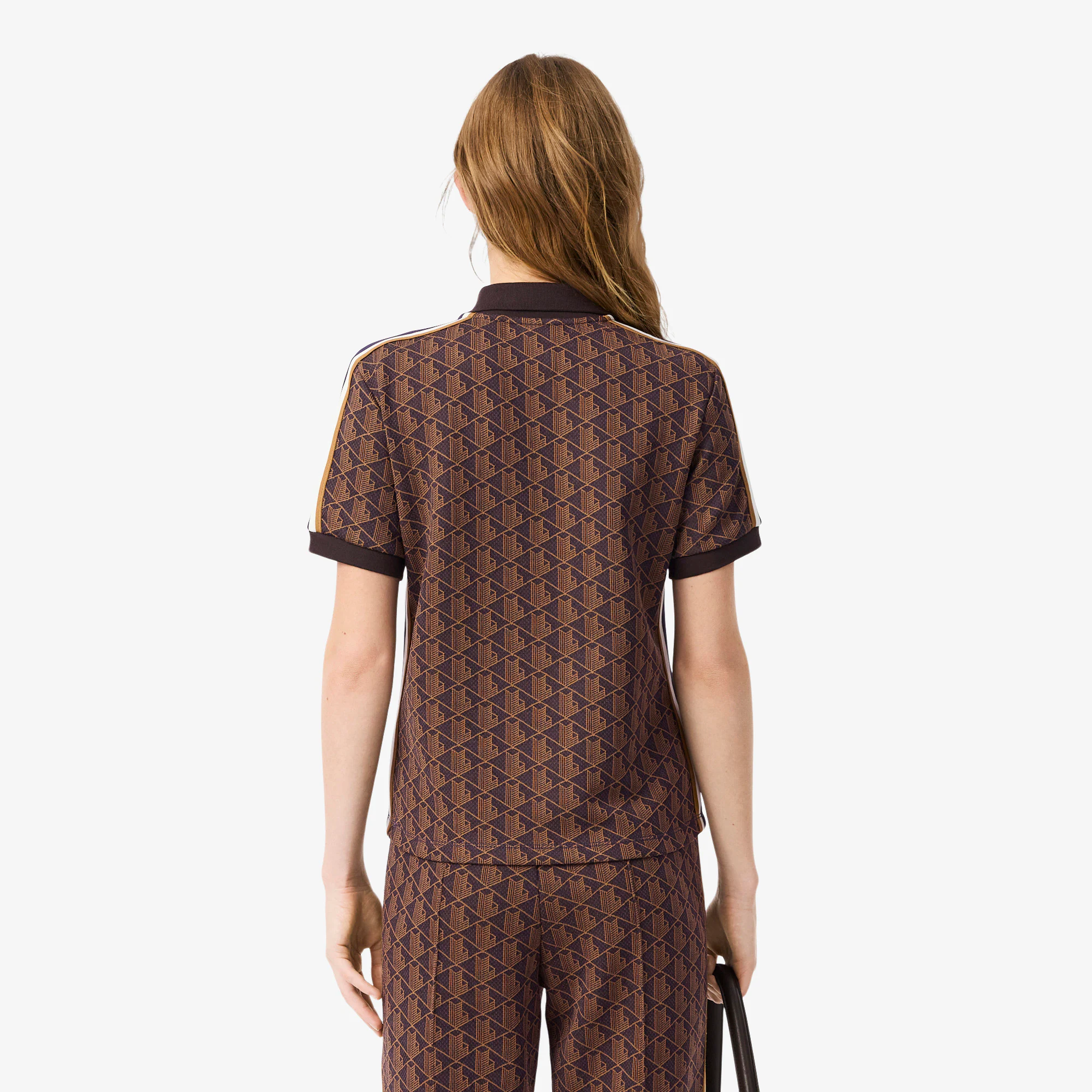 Women's Slim Fit Monogram Polo